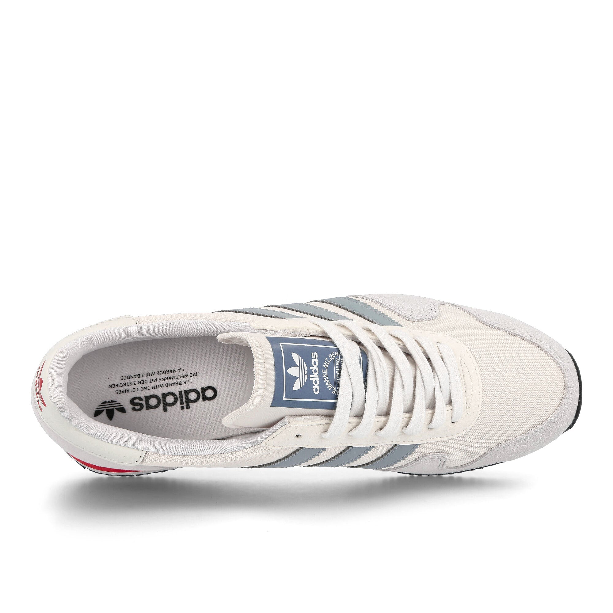 adidas usa 84 Chalk White-Vivid Red-Chalk White Sneakers Detailfoto | Overkill