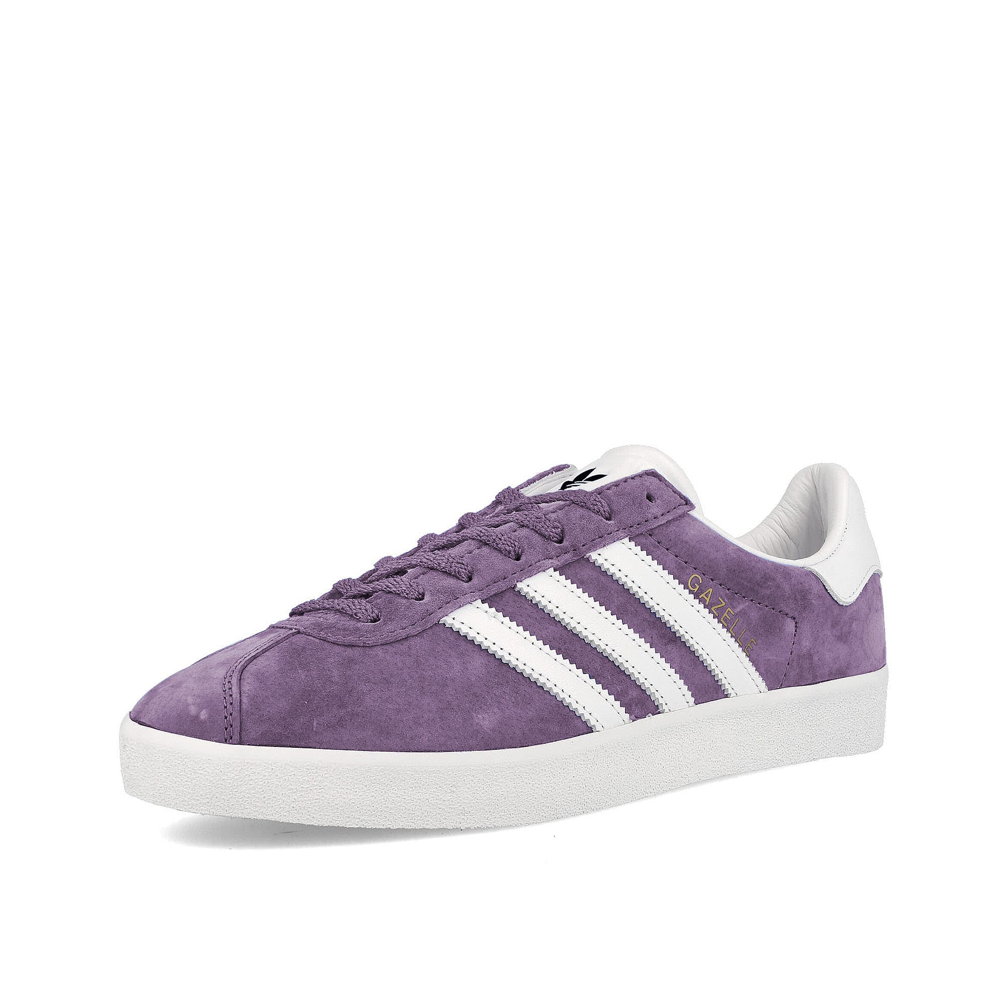 adidas Gazelle 85 Magic Lilac / Footwear White / Core Black Low Top Sneakers Close Up | Overkill