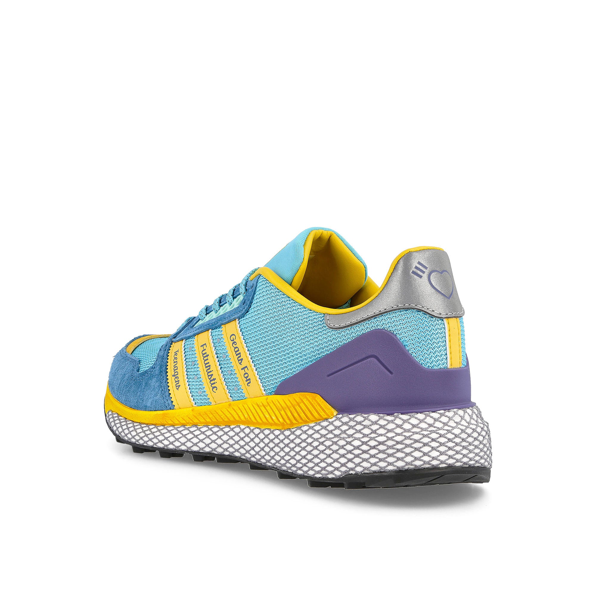 adidas Human Made x adidas Questar Light Aqua-St. Fade Ocean-Core Black Sneakers Material | Overkill