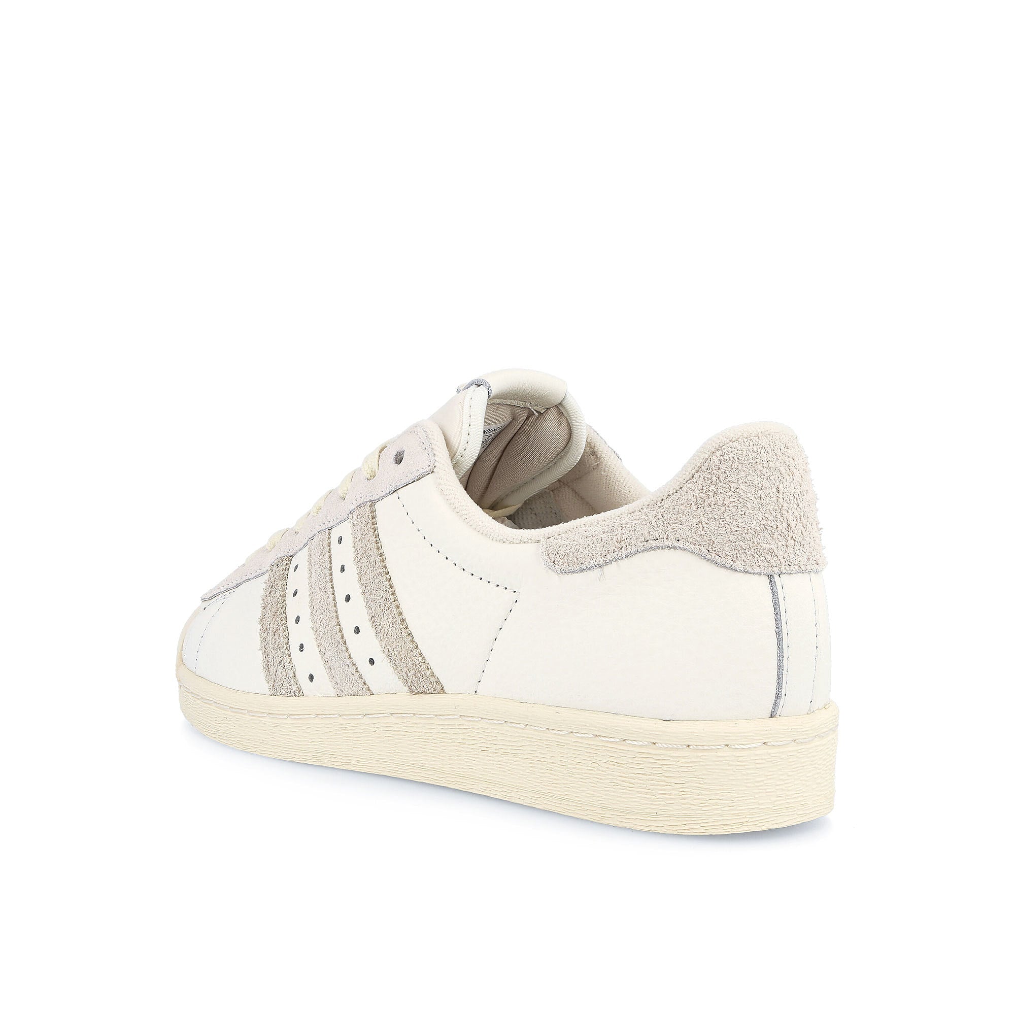adidas superstar 82 Cloud White-Aluminium-Creme White Sneakers Material | Overkill