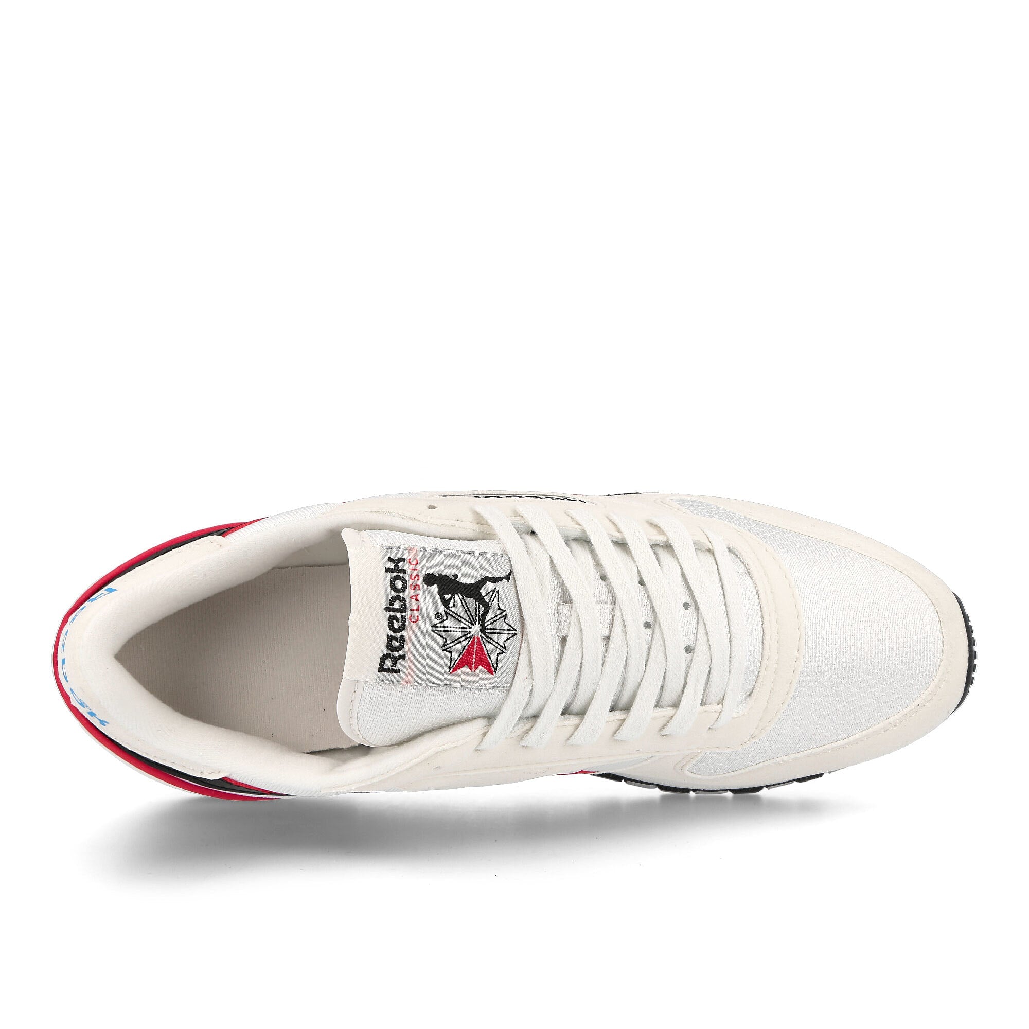 Reebok Classic Leather Chalk / Core Black / Always Blue Low Top Sneakers Detailfoto | Overkill