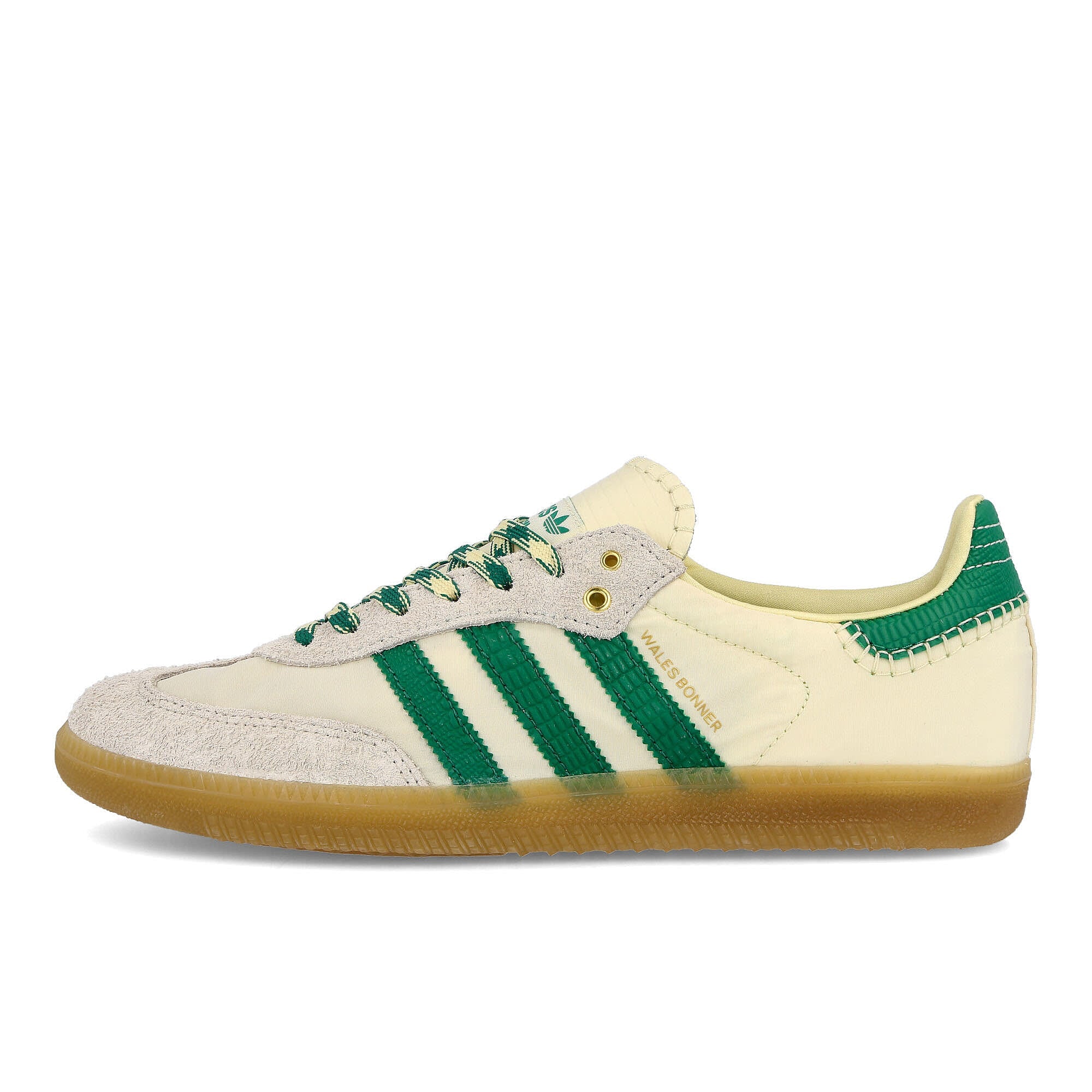 adidas Wales Bonner x adidas Samba Cream White / Green / Easy Yellow Sneakers GY4344 | Overkill