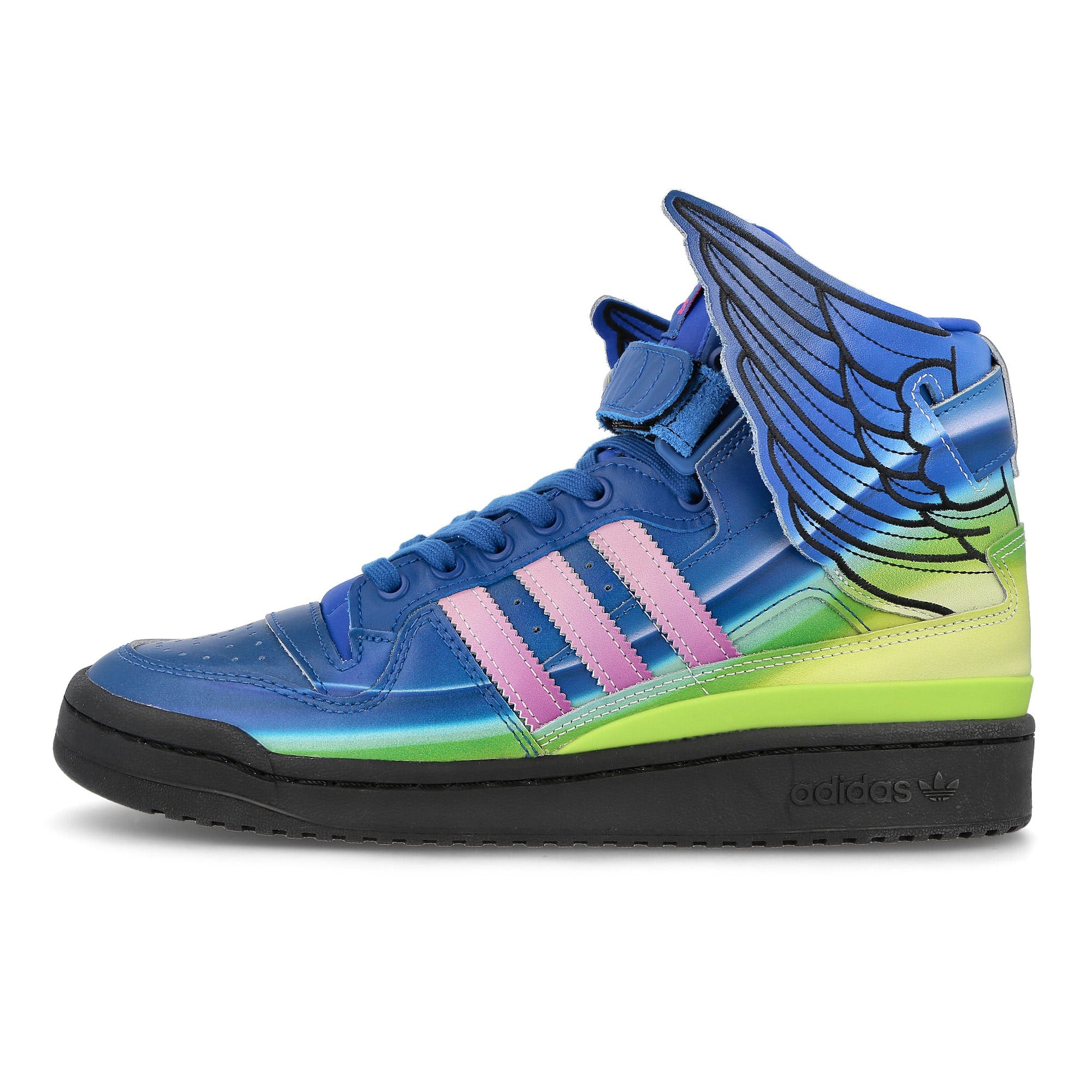 adidas Jeremy Scott x adidas Motorsport Wings 4.0 Bold Blue / Shok Pink / Light Pink Sneakers GY4421 | Overkill
