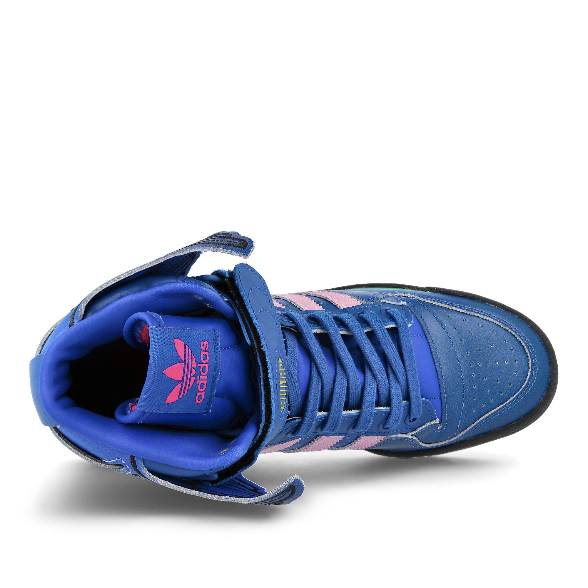 adidas Jeremy Scott x adidas Motorsport Wings 4.0 Bold Blue / Shok Pink / Light Pink Sneakers Detailfoto | Overkill