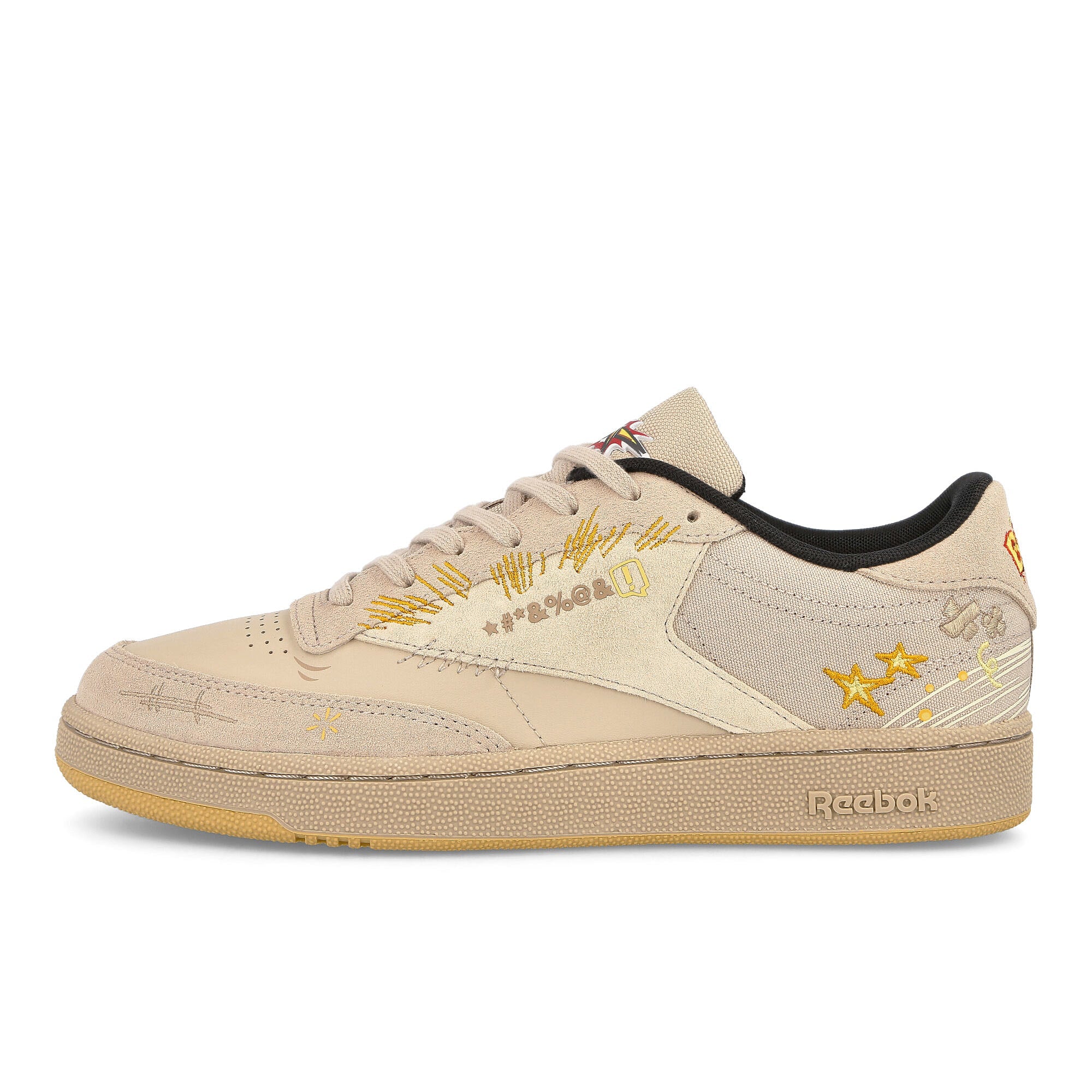 Reebok Looney Tunes x Reebok Club C 85 Pebble-Core Black-Bright Ochre Sneakers GY4779 | Overkill