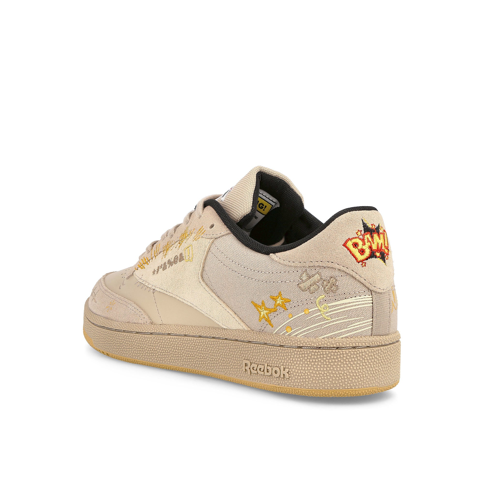Reebok Looney Tunes x Reebok Club C 85 Pebble-Core Black-Bright Ochre Sneakers Material | Overkill