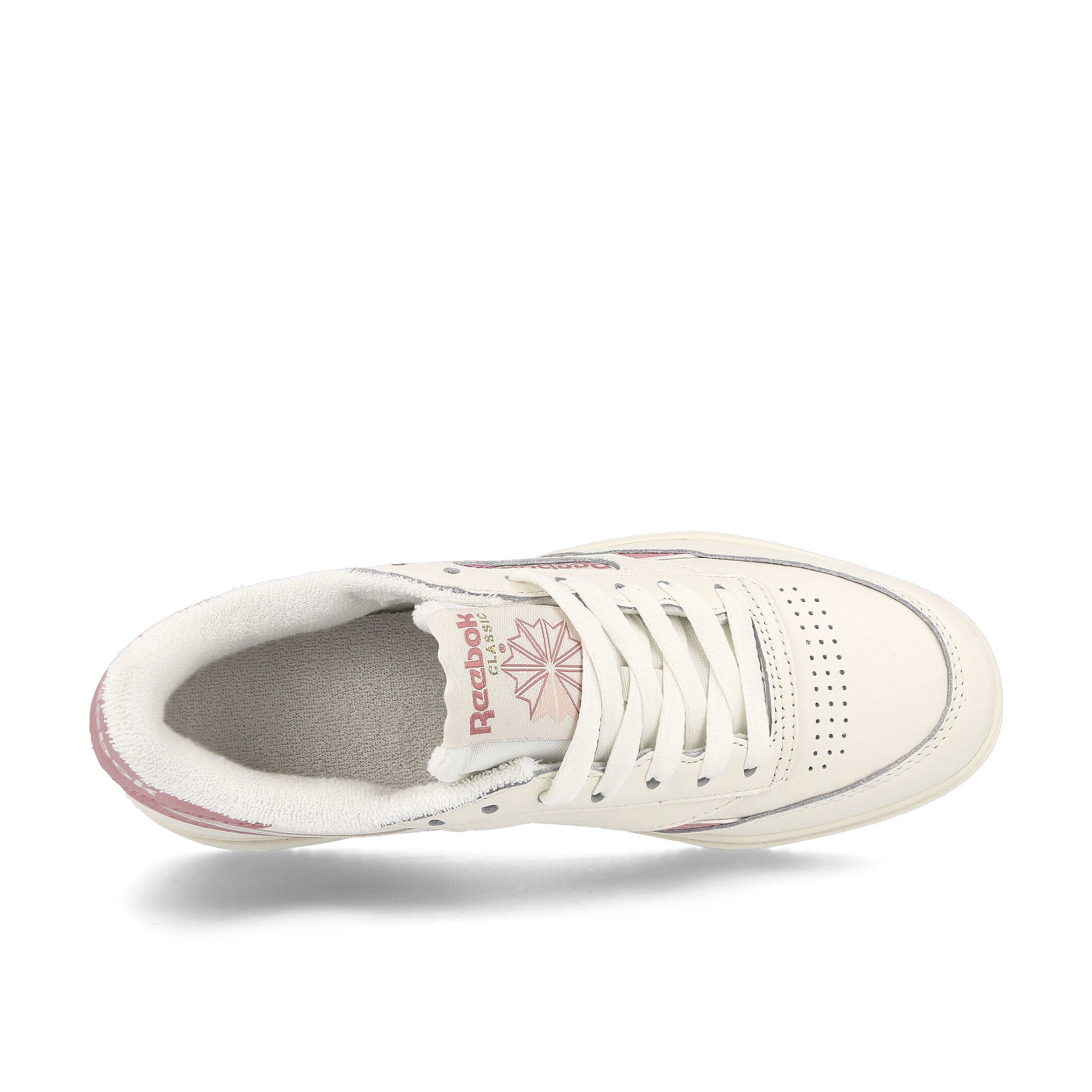 Reebok wmns club c double reven Chalk / Smoky Rose / Chalk Sneakers Detailfoto | Overkill