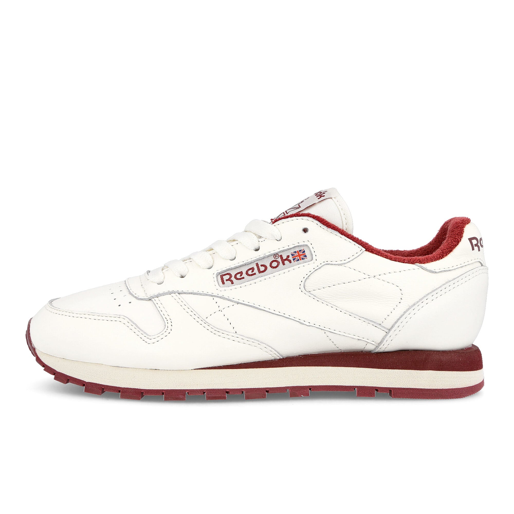 Reebok classic leather Chalk-Classic Burgundy-Vector Red Low Top Sneakers GY4939 | Overkill