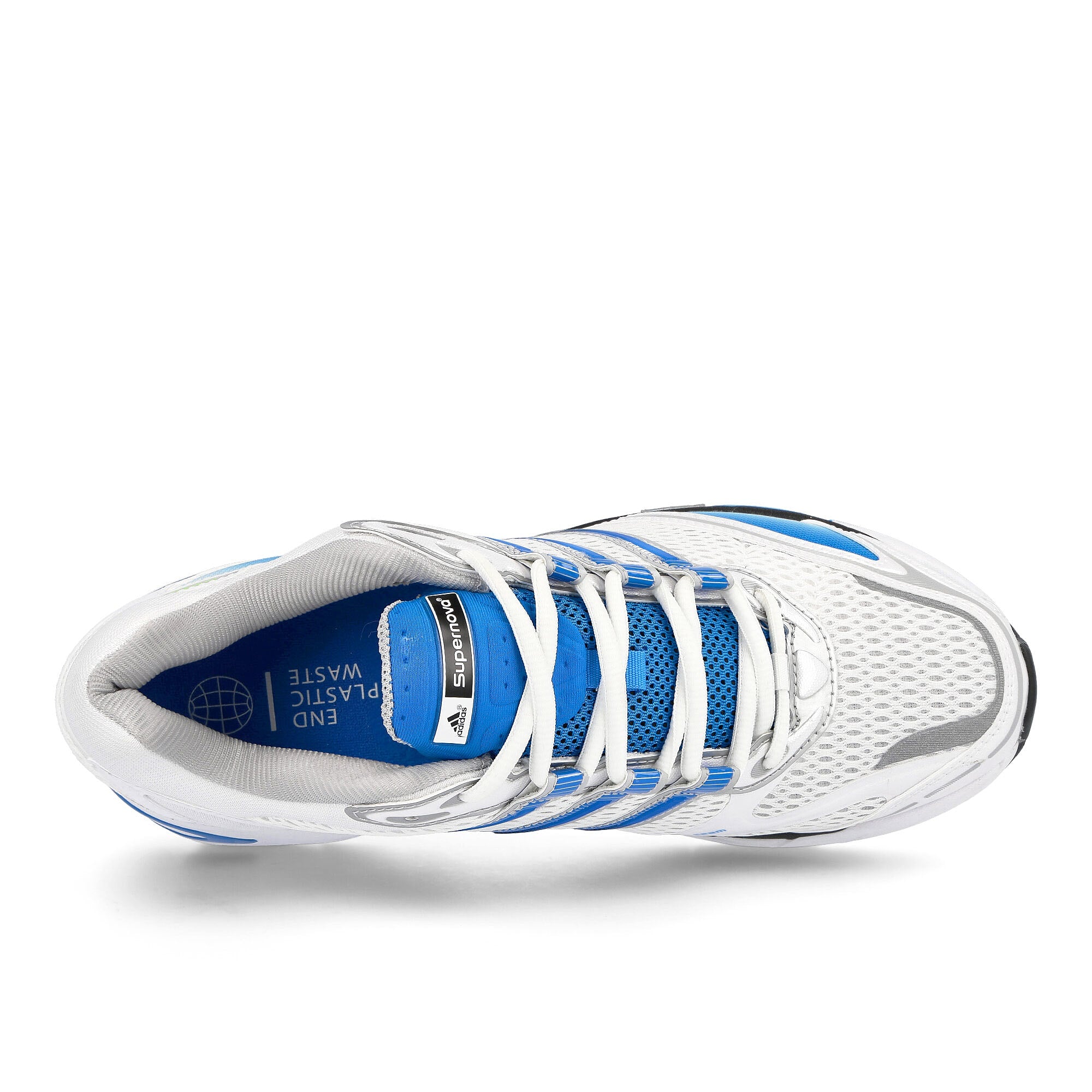 adidas supernova cushion 7 Cloud White-Blue Rush-Semi Solar Green Sneakers Detailfoto | Overkill