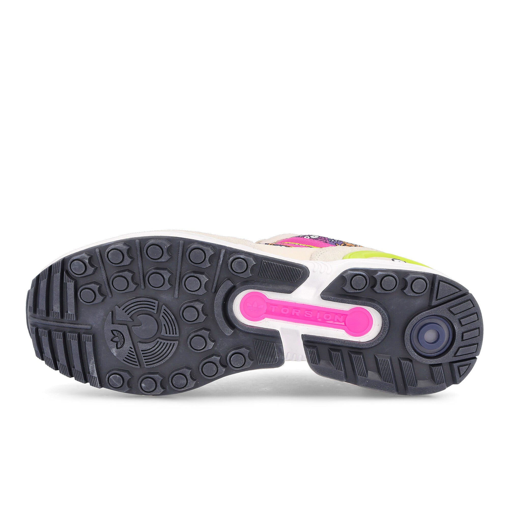 adidas Kevin Lyons x adidas ZX 8000 Chalk White-Solar Pink-Team Semi Sol Yellow Sneakers Detail View 1 | Overkill