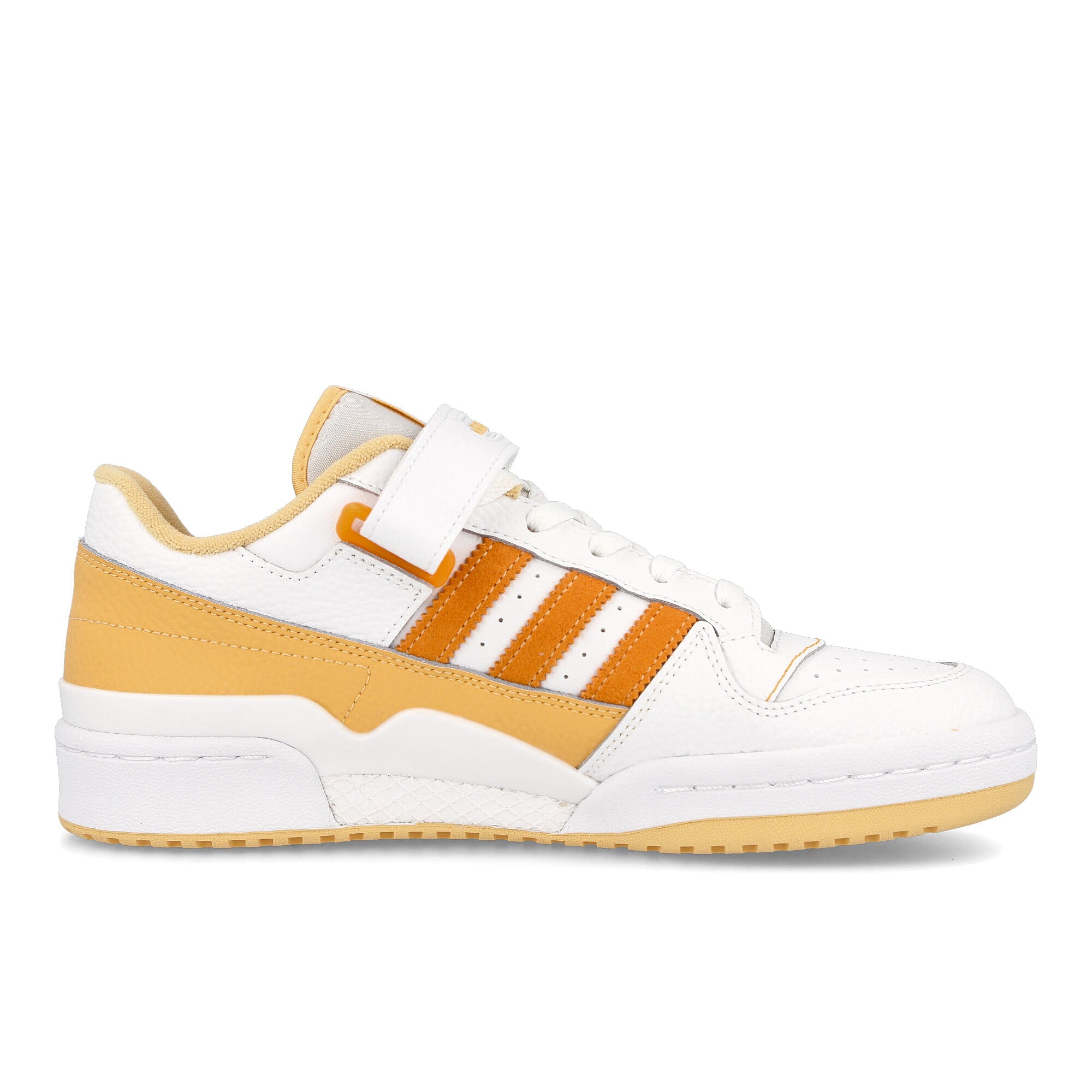 adidas forum low Footwear White-Pulse Amber-Orange Rush Sneakers Silhouette | Overkill