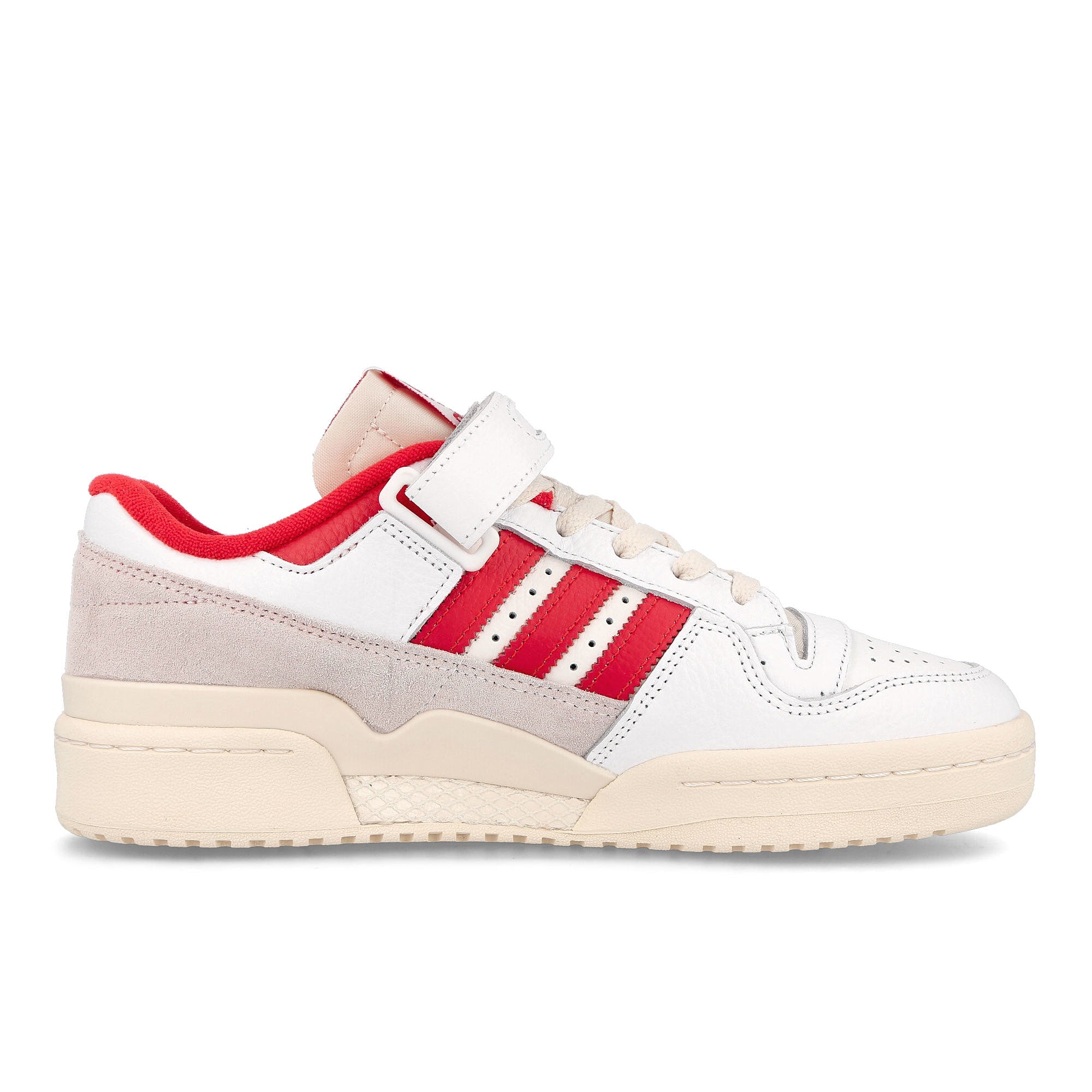 adidas forum 84 low Footwear White-Vivid Red-Cream White Sneakers Silhouette | Overkill