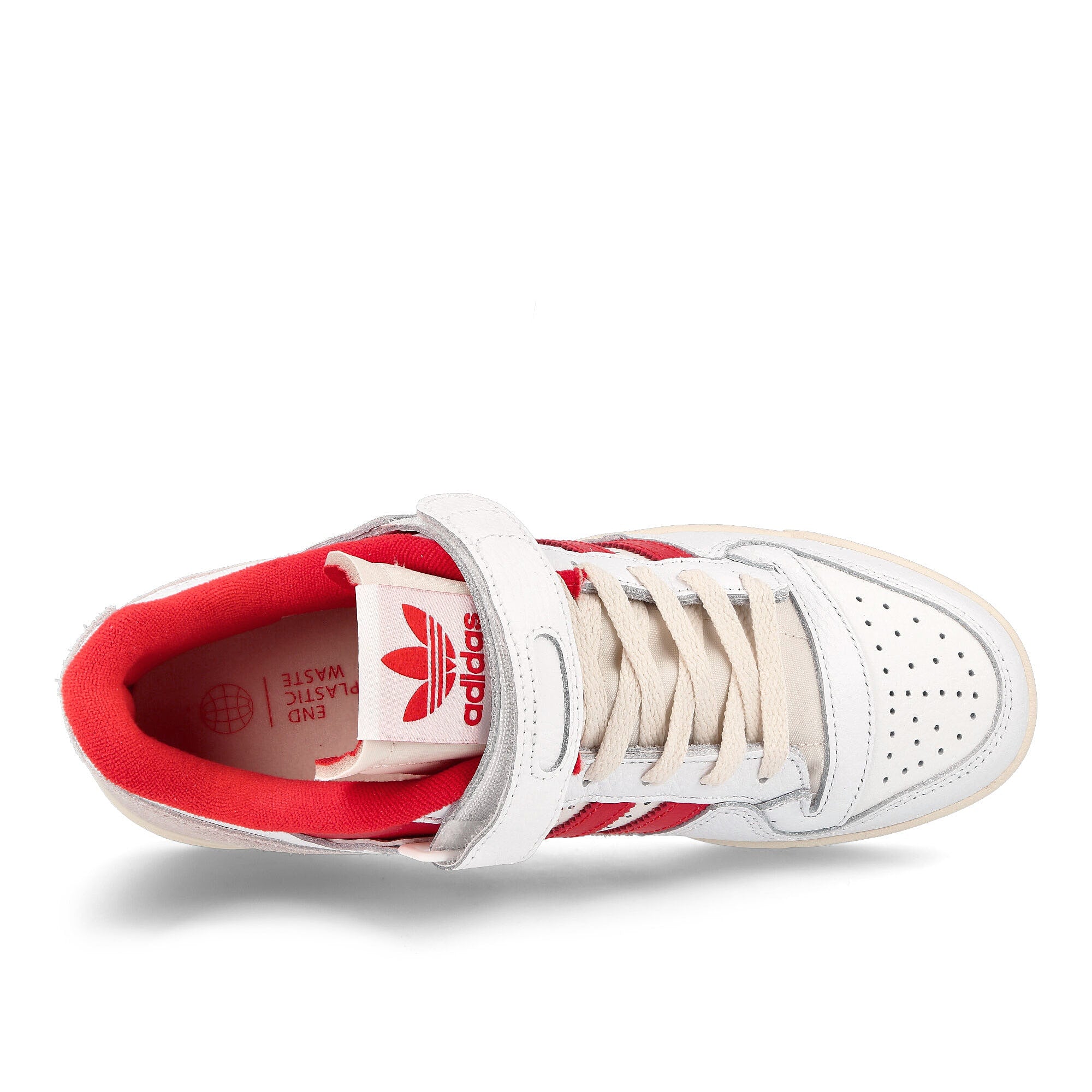 adidas forum 84 low Footwear White-Vivid Red-Cream White Sneakers Detailfoto | Overkill