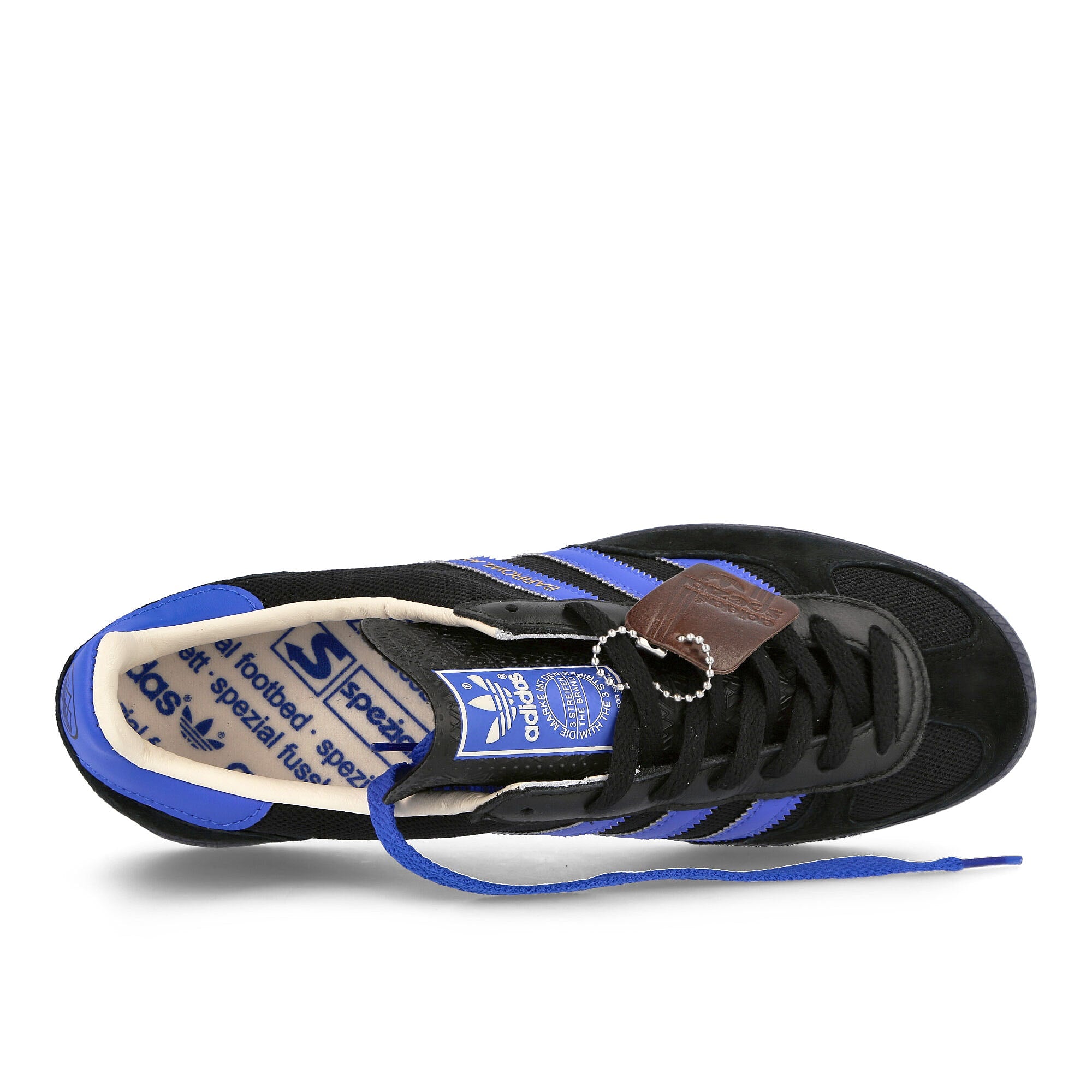 adidas spzl barrowland Core Black-Blue-Night Navy Sneakers Detailfoto | Overkill