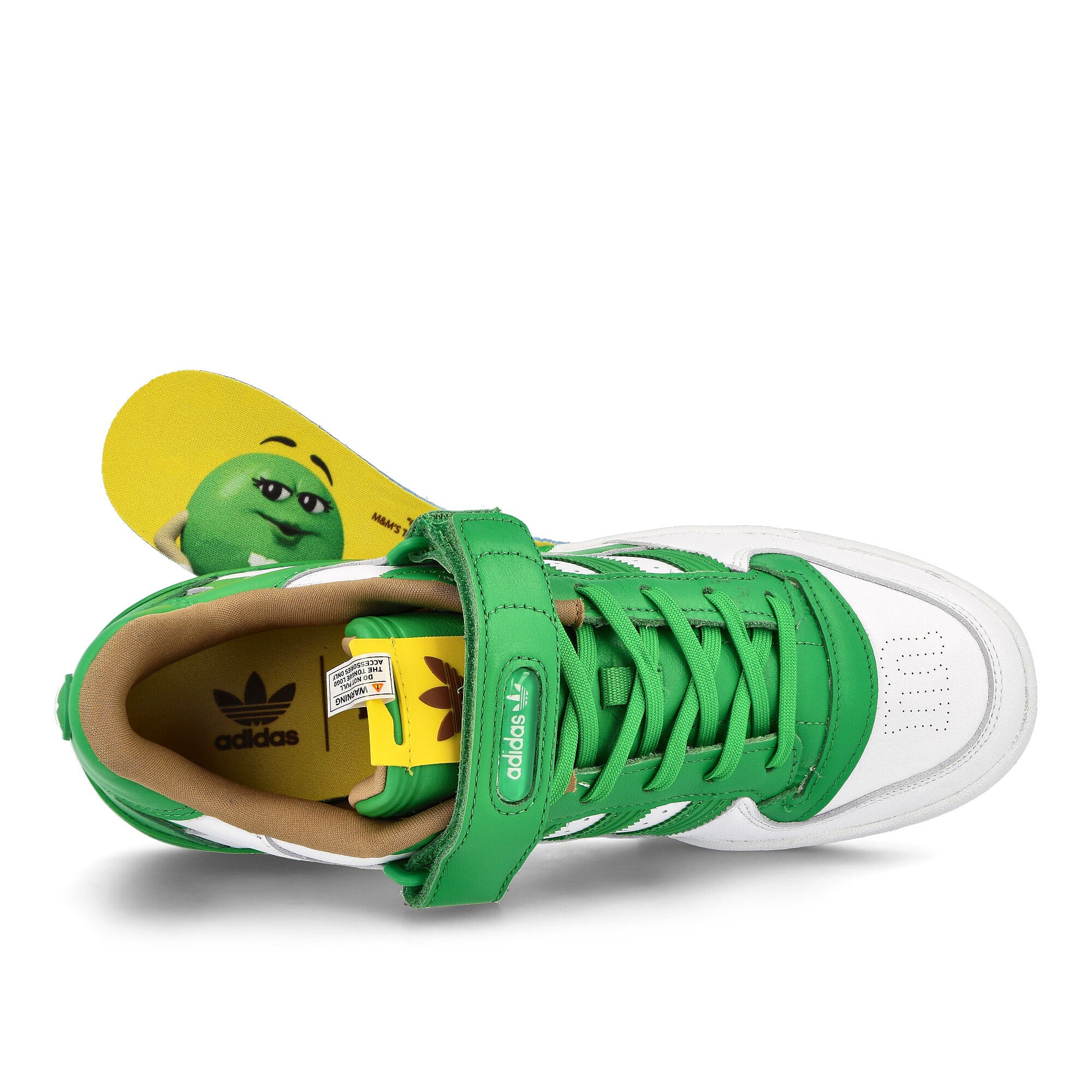 adidas M&M´s x adidas Forum Low 84 Green-Footwear White-EQT Yellow Sneakers Detailfoto | Overkill