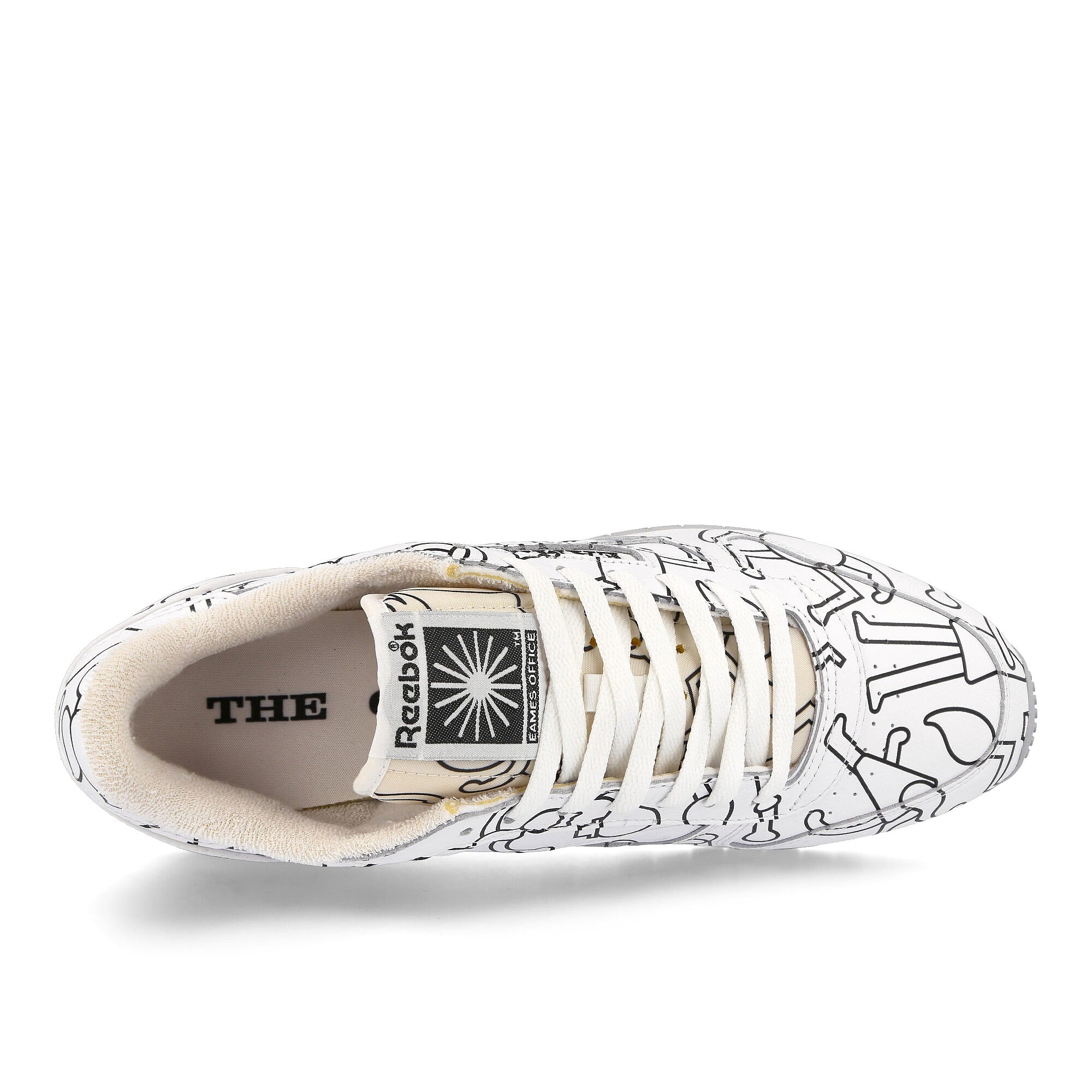 Reebok Classic Leather Footwear White-Footwear White-Core Black Low Top Sneakers Detailfoto | Overkill