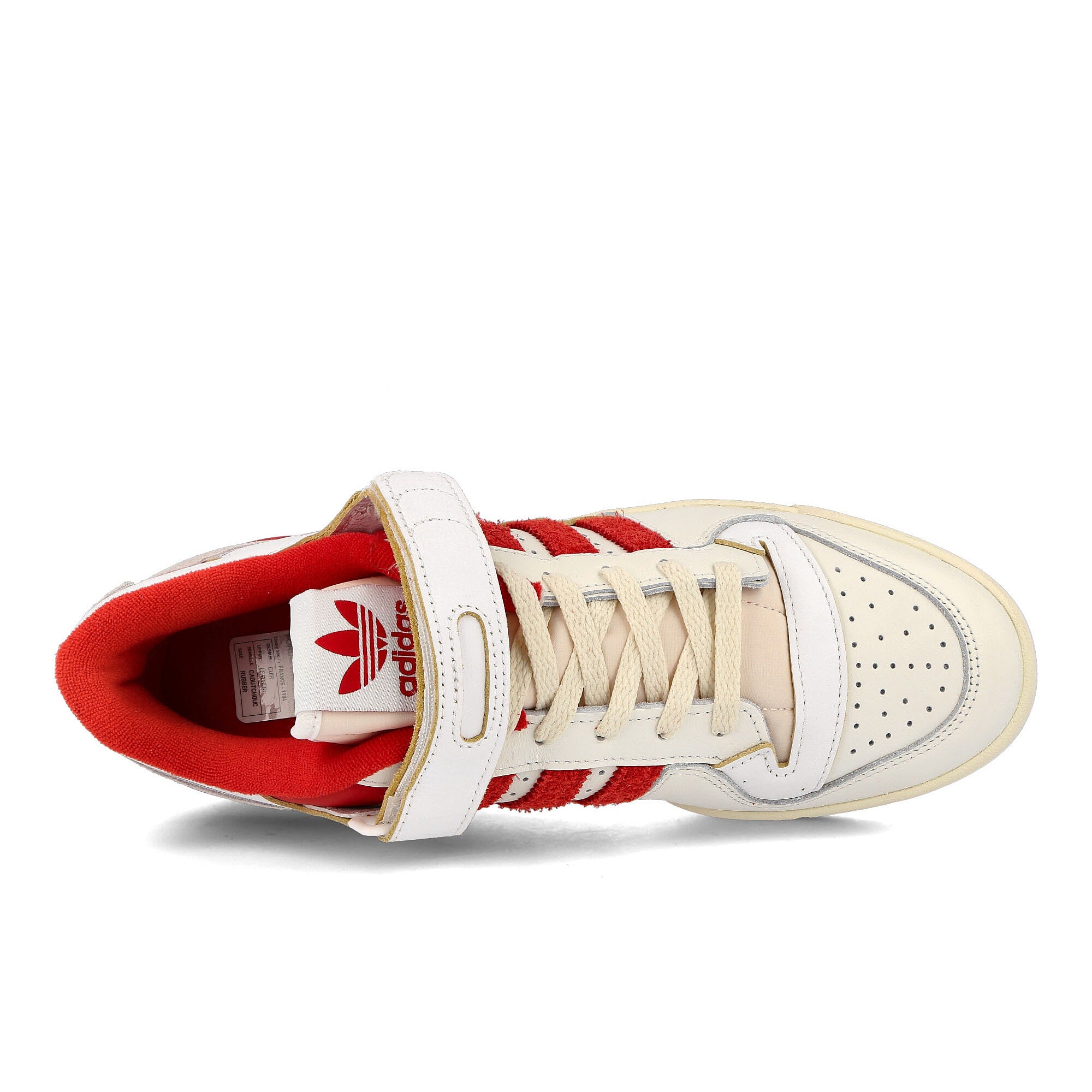 adidas forum 84 low Cloud White-Team Power Red-Cloud White Sneakers Detailfoto | Overkill