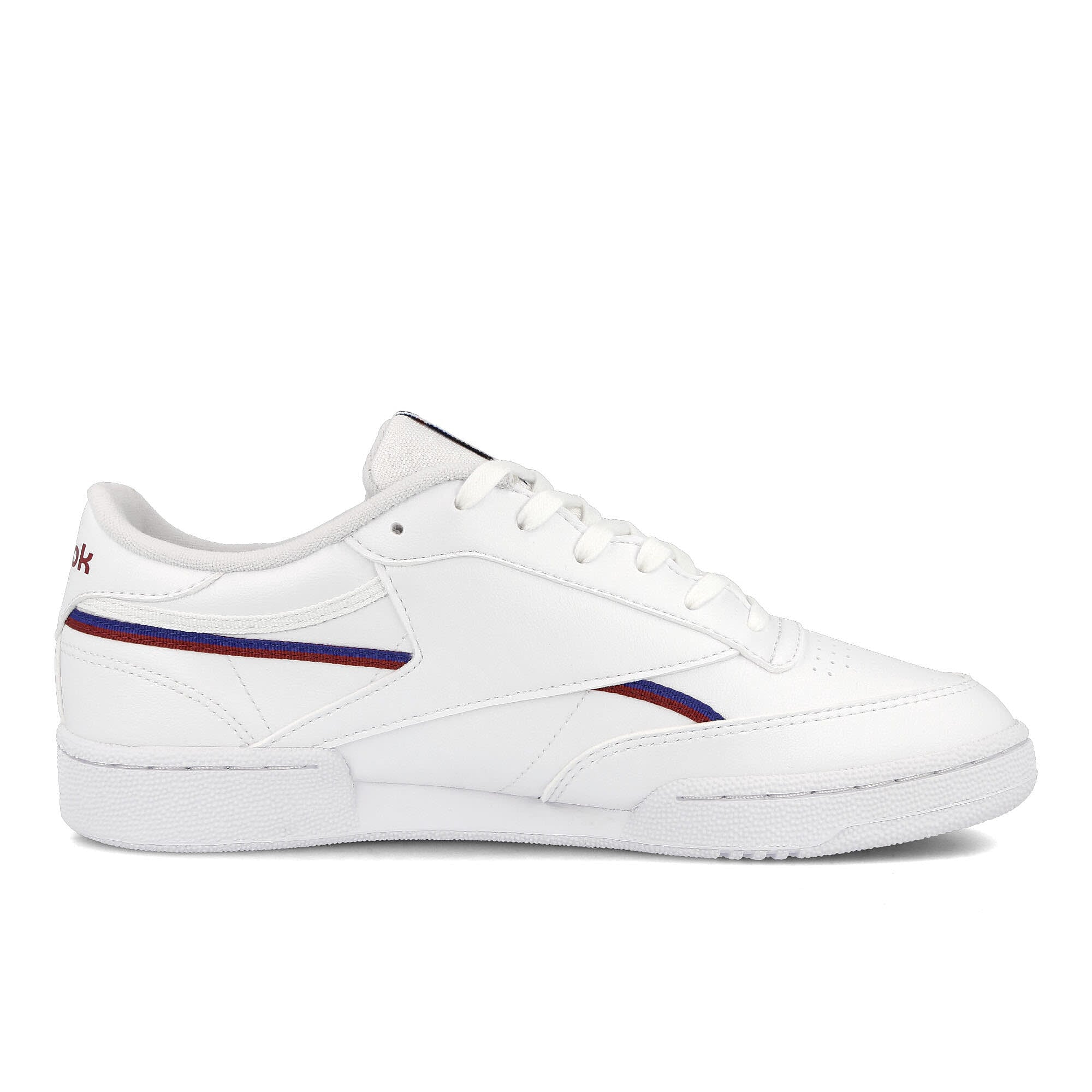 Reebok club c 85 vegan Footwear White / Classic Cobalt / Classic Burgundy Low Top Sneakers Silhouette | Overkill