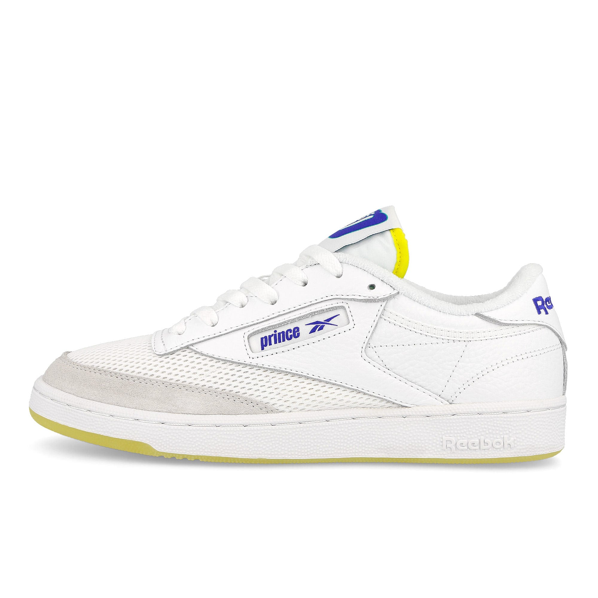 Reebok Prince x Reebok Club C 85 Footwear White-Stinger Yellow-Bright Cobalt Sneakers GY8052 | Overkill