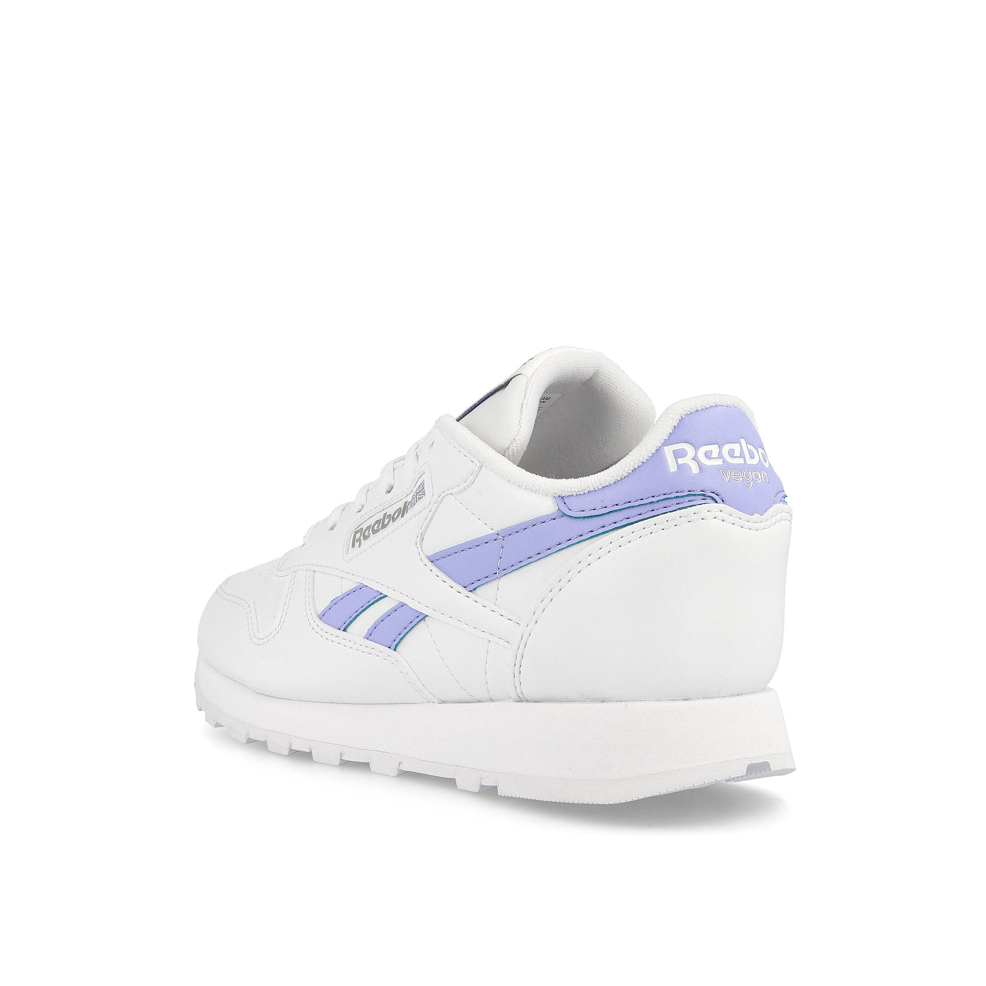Reebok Classic Vegan Cloud White-Cloud White-Lilac Glow Low Top Sneakers Material | Overkill