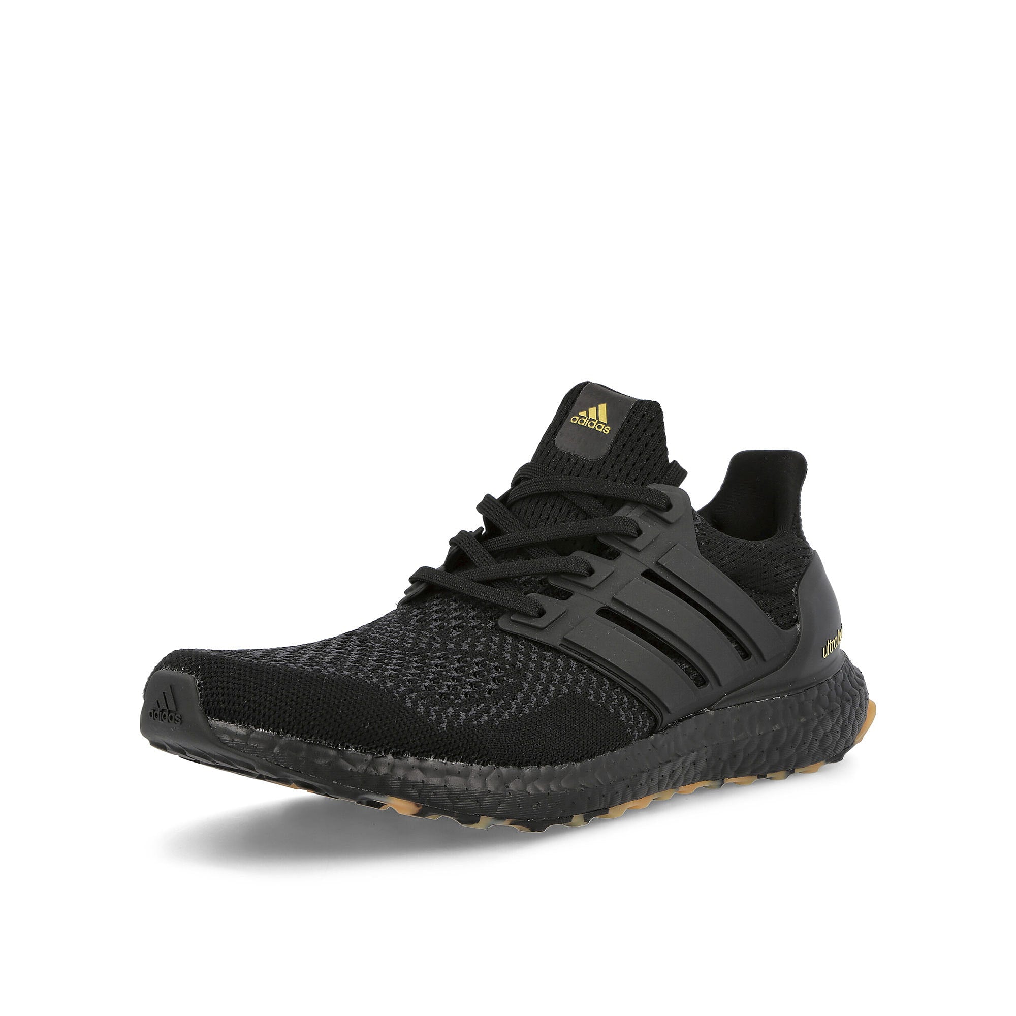 adidas ultraboost 1.0 Core Black-Core Black-Gum3 Sneakers Close Up | Overkill