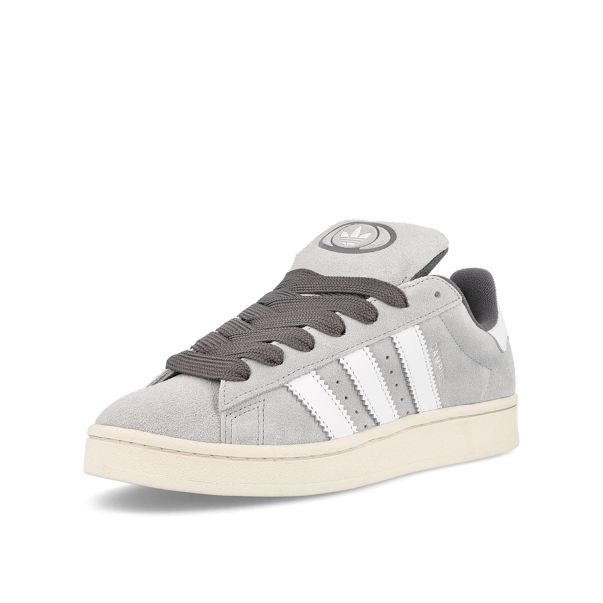 adidas campus 00s Grey One-Crystal White-Grey Heather Low Top Sneakers Close Up | Overkill