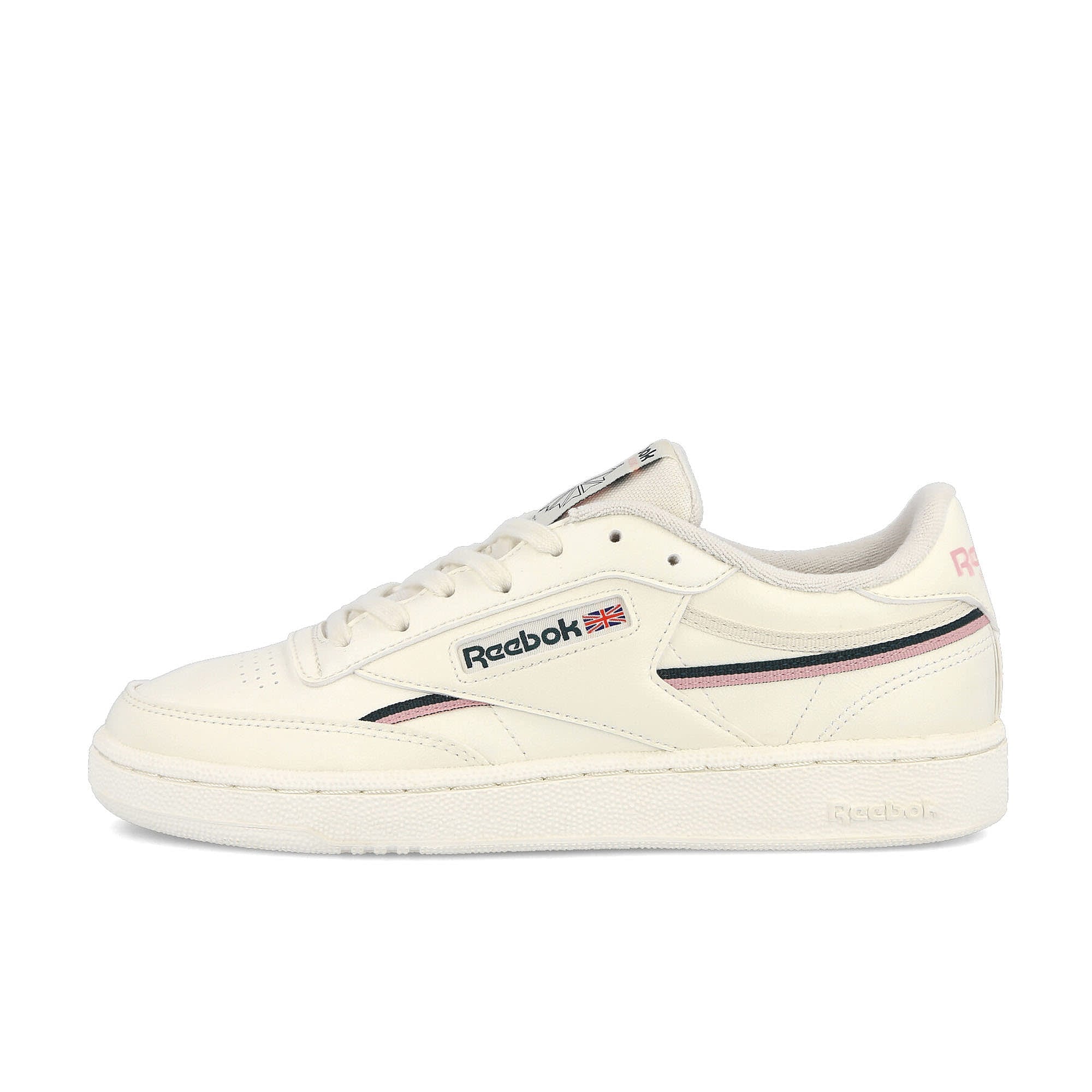 Reebok wmns club c 85 vegan Chalk / Pink Glow / Forgrn Sneakers GY9732 | Overkill