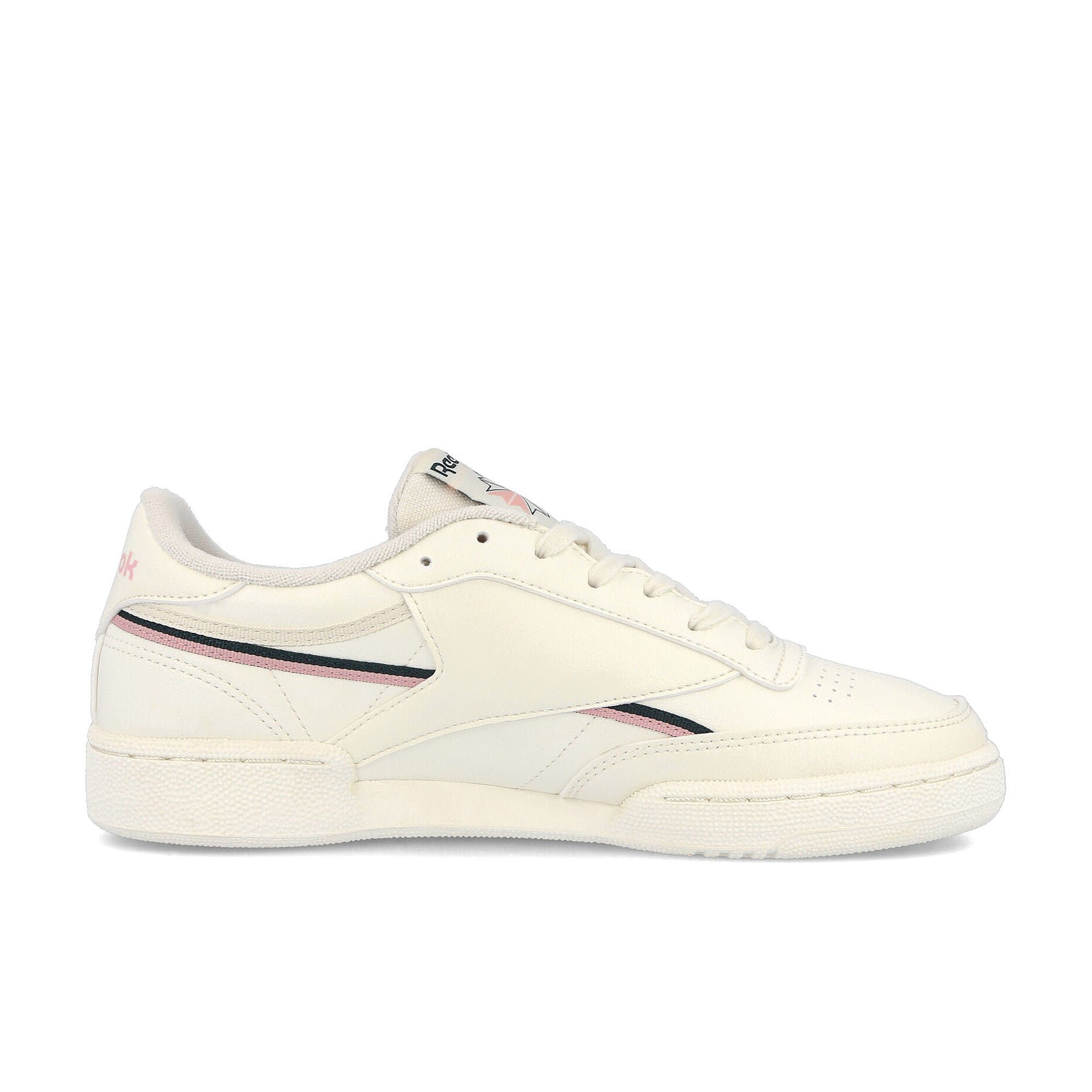 Reebok wmns club c 85 vegan Chalk / Pink Glow / Forgrn Sneakers Silhouette | Overkill