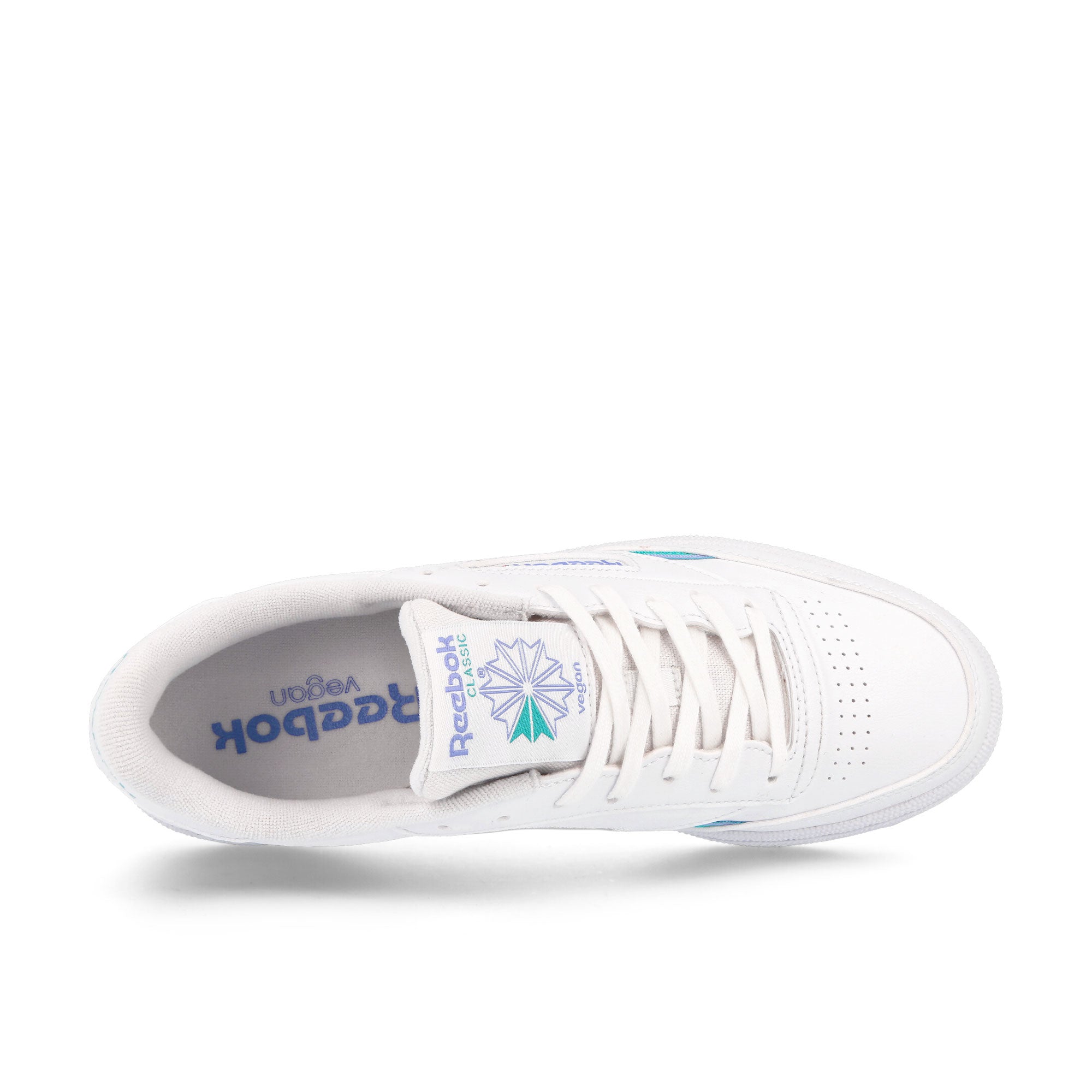 Reebok wmns club c 85 vegan Footwear White / Lilac Glow Classic Sneakers Detailfoto | Overkill