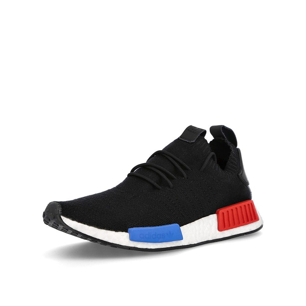 adidas nmd r1 primeknit Core Black-Core Black-Core Black Sneakers Close Up | Overkill