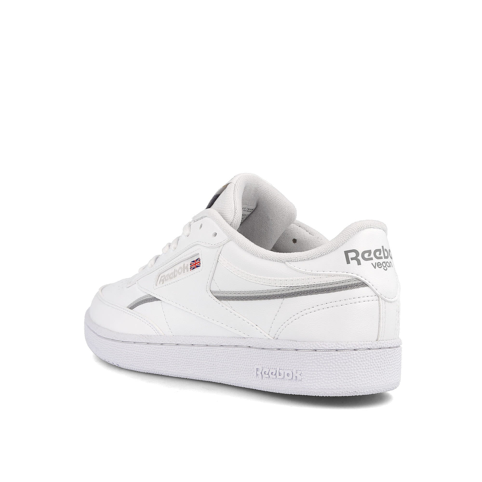 Reebok club c 85 vegan Footwear White / Pure Grey 2 / Pure Grey 4 Low Top Sneakers Material | Overkill