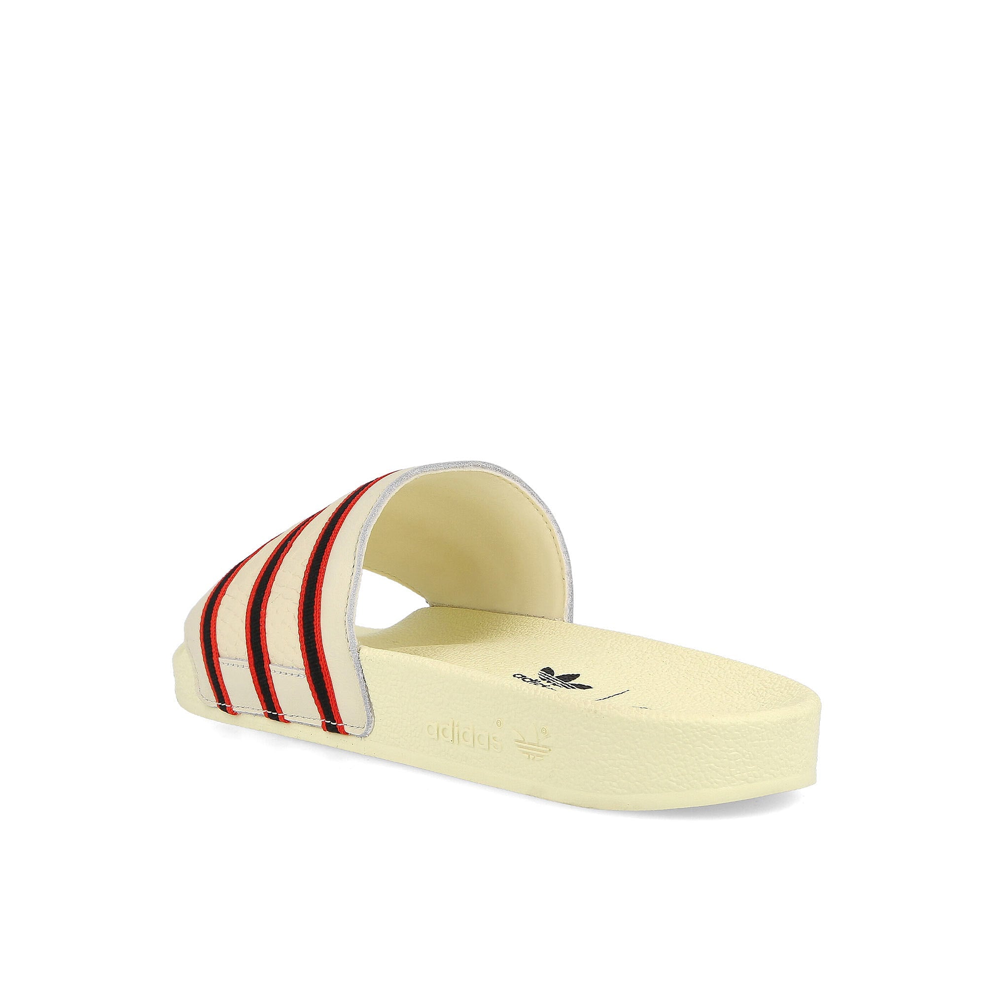 adidas ESPN x adidas Adilette 1979 Cream White / Core Black / Vivid Red Close-up | Overkill