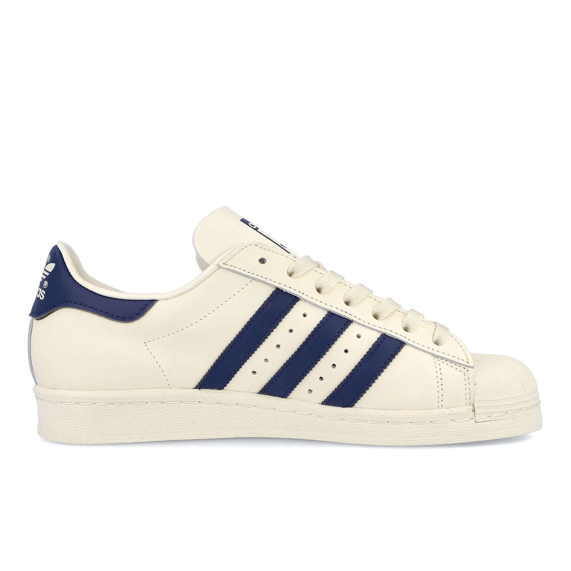 adidas Superstar 82 Cloud White-Dark Blue-Off White Sneakers Silhouette | Overkill