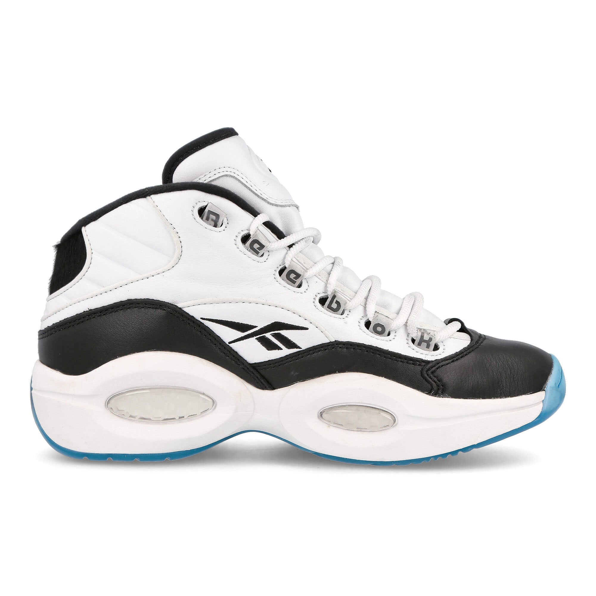 Reebok Tyrrell Winston x Reebok Question Mid Footwear White-Core Black-Footwear White Sneakers Silhouette | Overkill