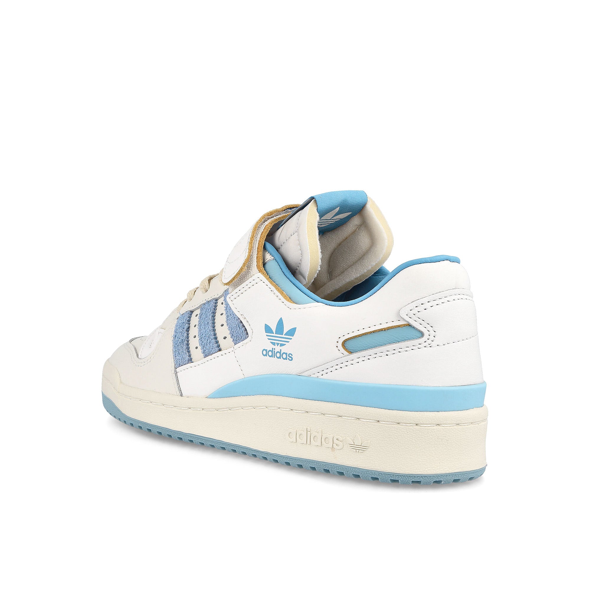 adidas forum 84 lg Footwear White-Clear Sky-Cream White Low Top Sneakers Material | Overkill