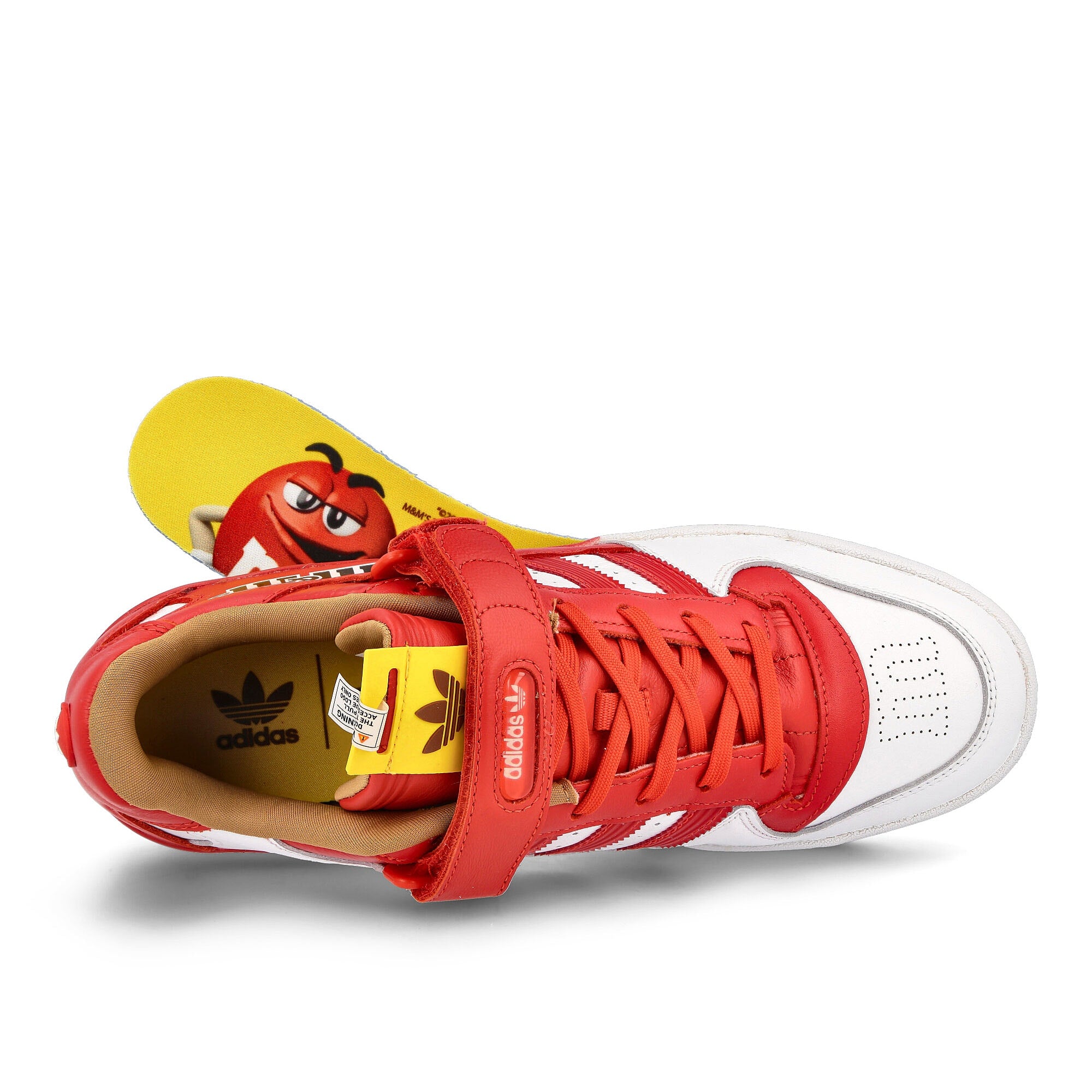 adidas M&M´s x adidas Forum Low 84 Red-Red-EQT Yellow Sneakers Detailfoto | Overkill