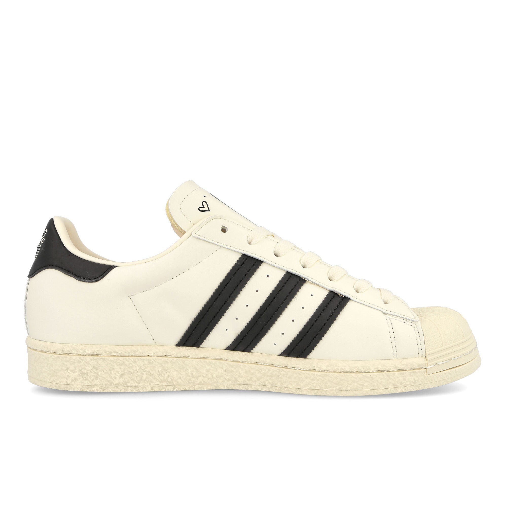 adidas Andre Saraiva x adidas Superstar Cream White-Cream White-Core Black Sneakers Silhouette | Overkill