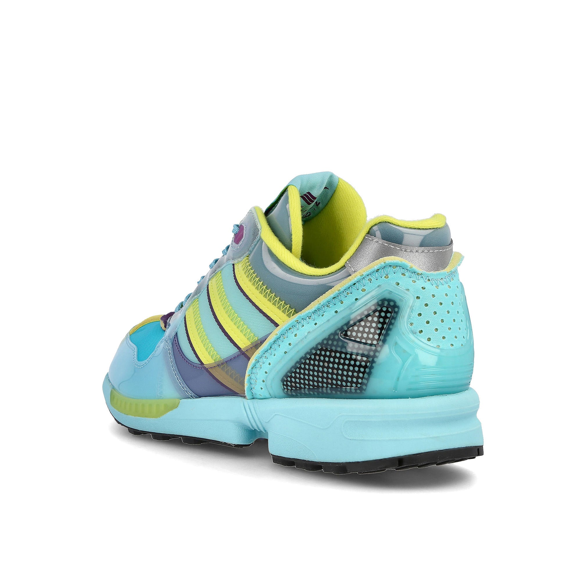 adidas xz 0006 zx inside out Clear Aqua-Light Aqua-Shock Yellow Low Top Sneakers Material | Overkill