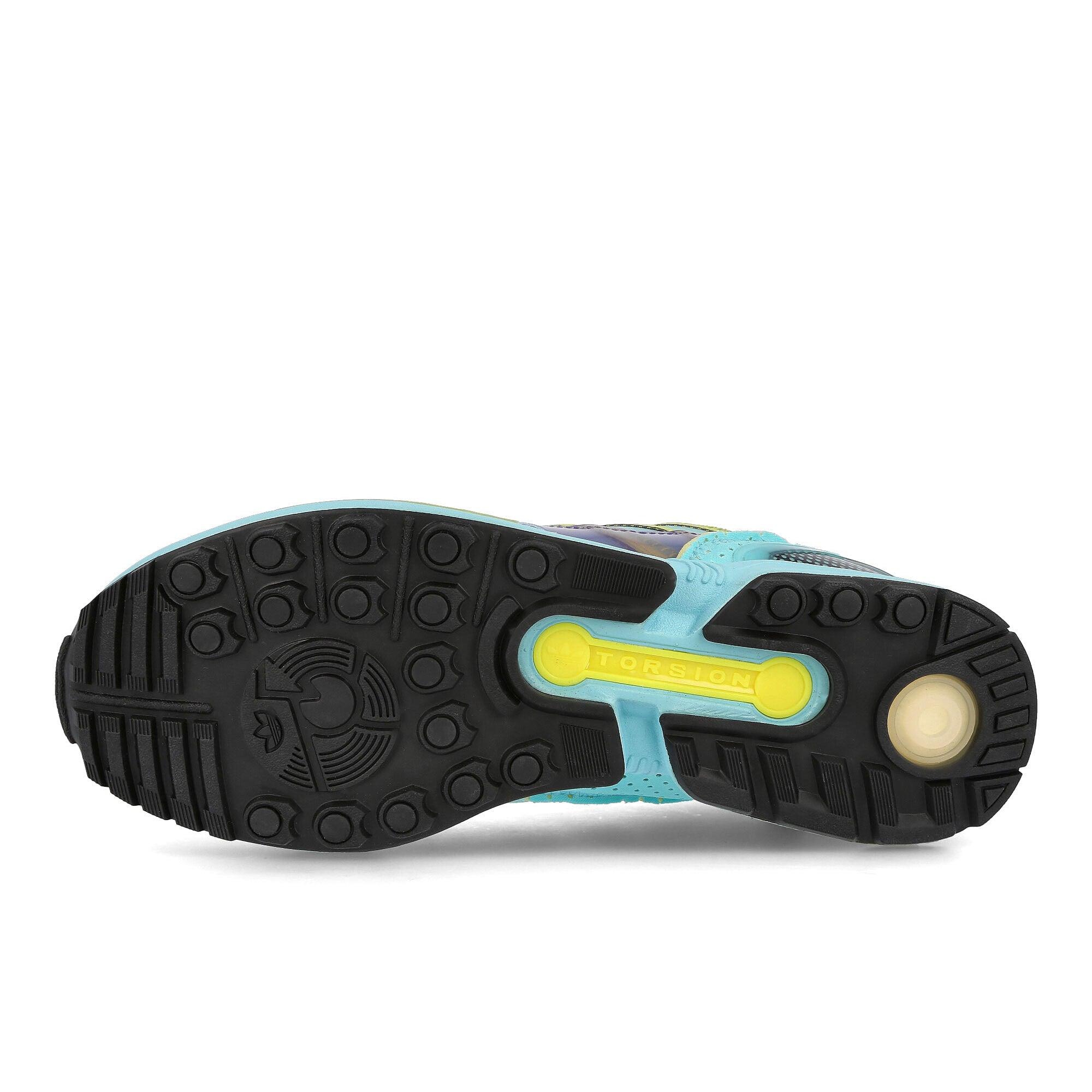 adidas xz 0006 zx inside out Clear Aqua-Light Aqua-Shock Yellow Low Top Sneakers Detail View 1 | Overkill
