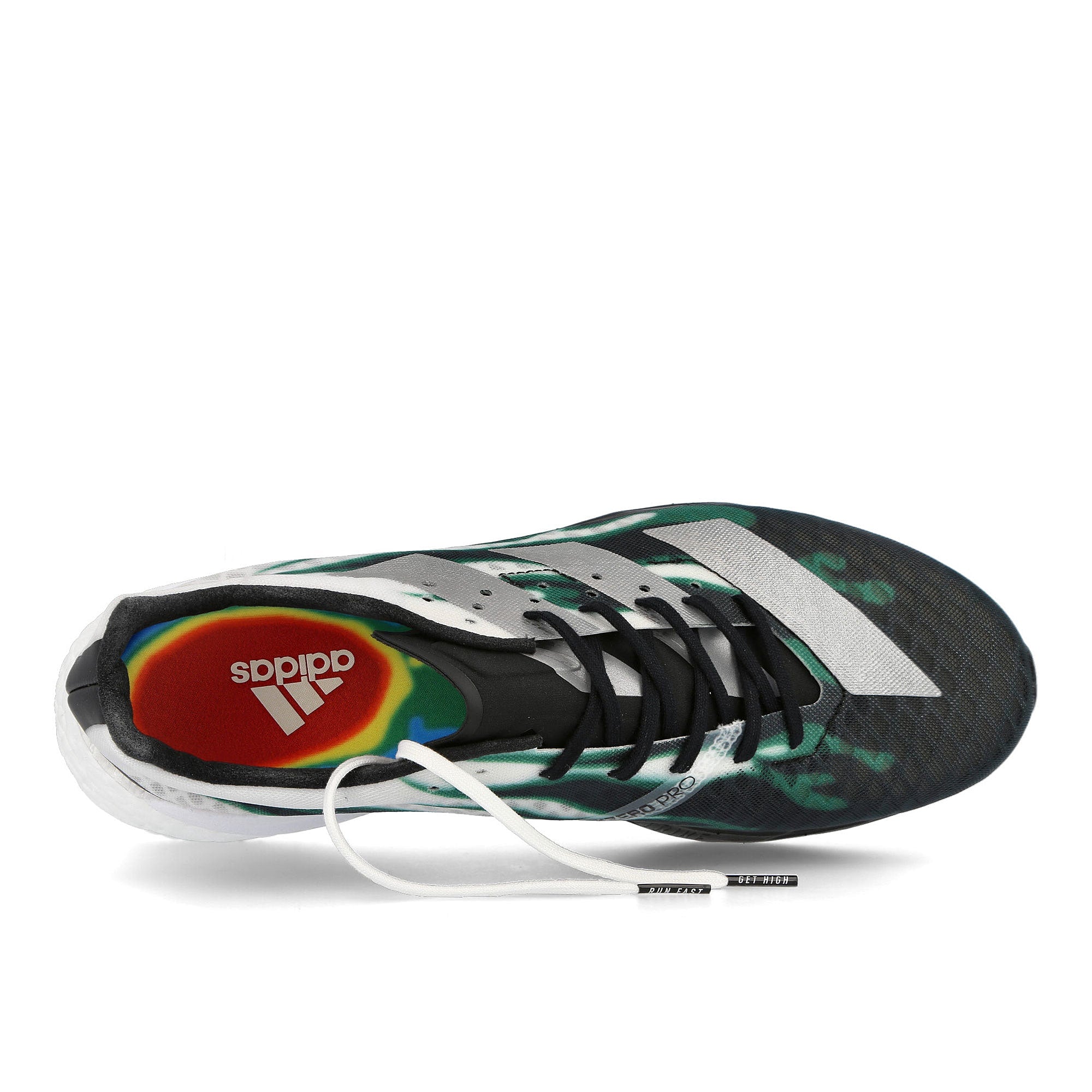 adidas adizero pro bm Footwear White-Silver Metallic-EQT Green Low Top Sneakers Detailfoto | Overkill
