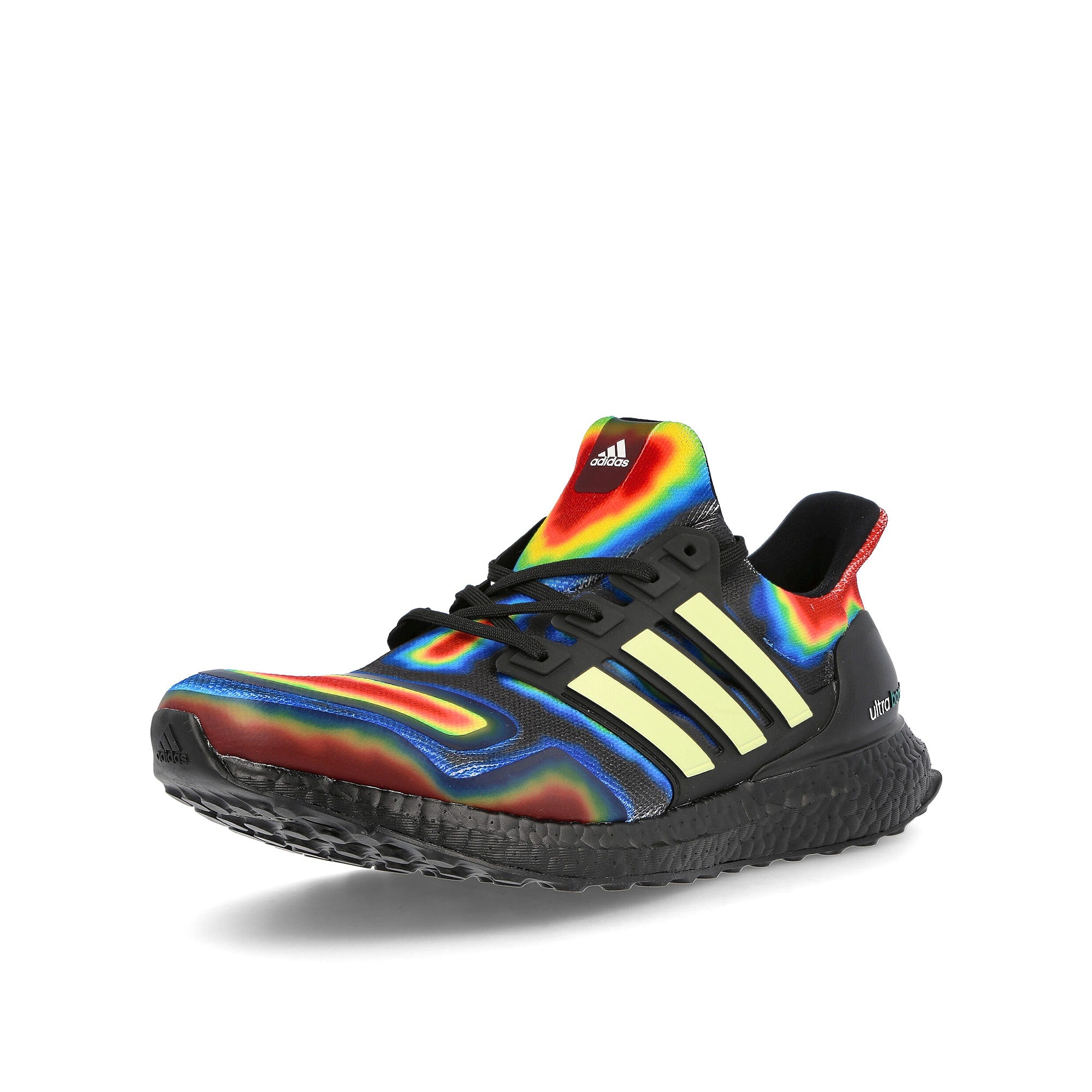 adidas ultraboost bm Core Black-Yellow Tint-Equipment Green Sneakers Close Up | Overkill