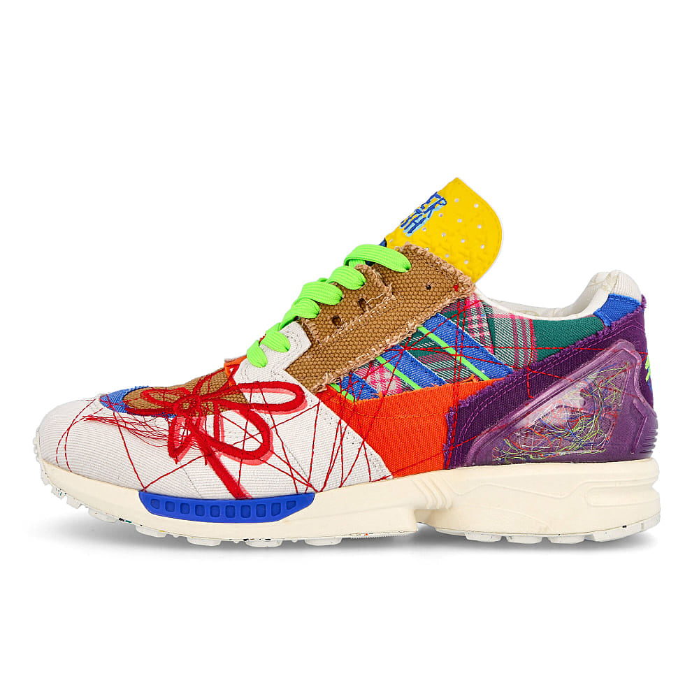 adidas Sean Wotherspoon x adidas ZX 8000 Superearth Off White-Bluebird-Red Sneakers Silhouette | Overkill