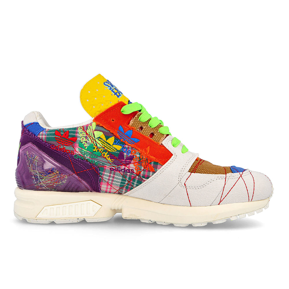 adidas Sean Wotherspoon x adidas ZX 8000 Superearth Off White-Bluebird-Red Sneakers Material | Overkill