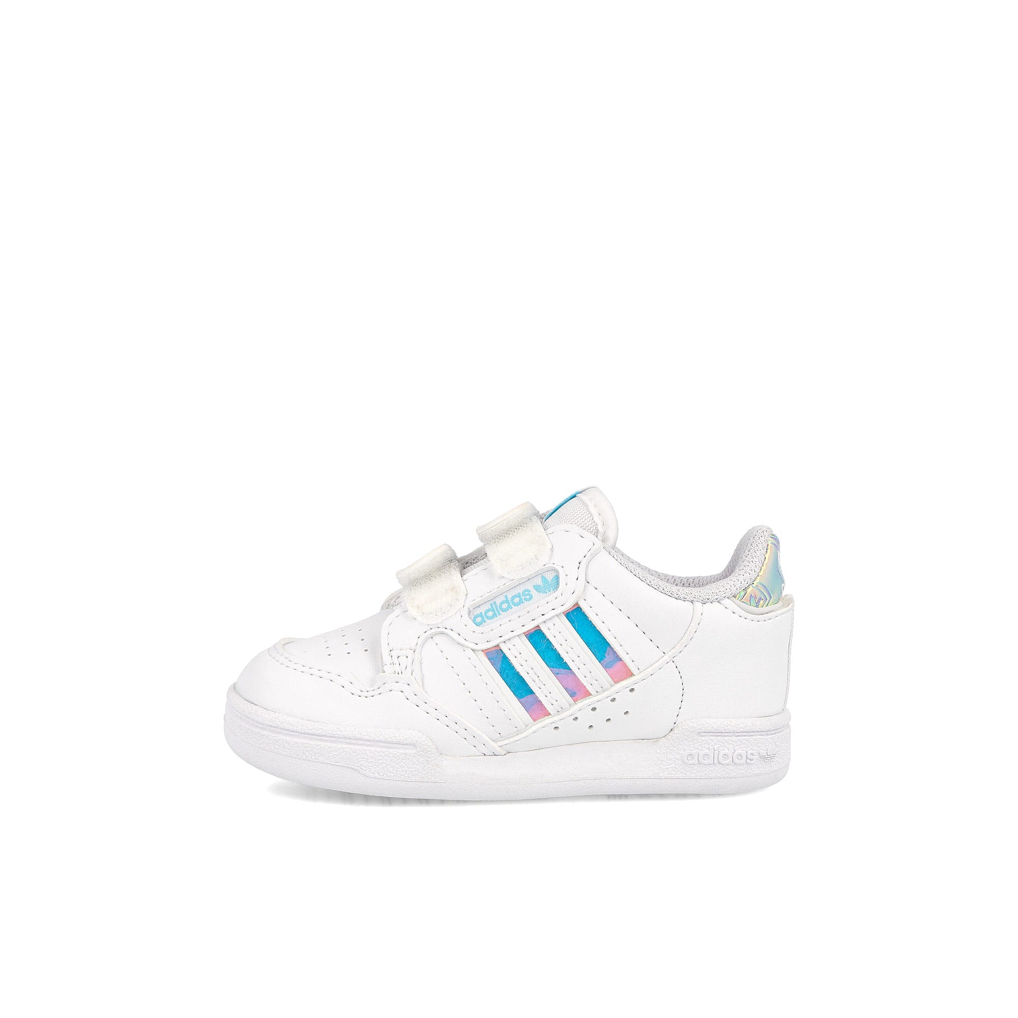 adidas continental 80 stripes infants Footwear White / Footwear White / Pulse Aqua GZ3262 | Overkill