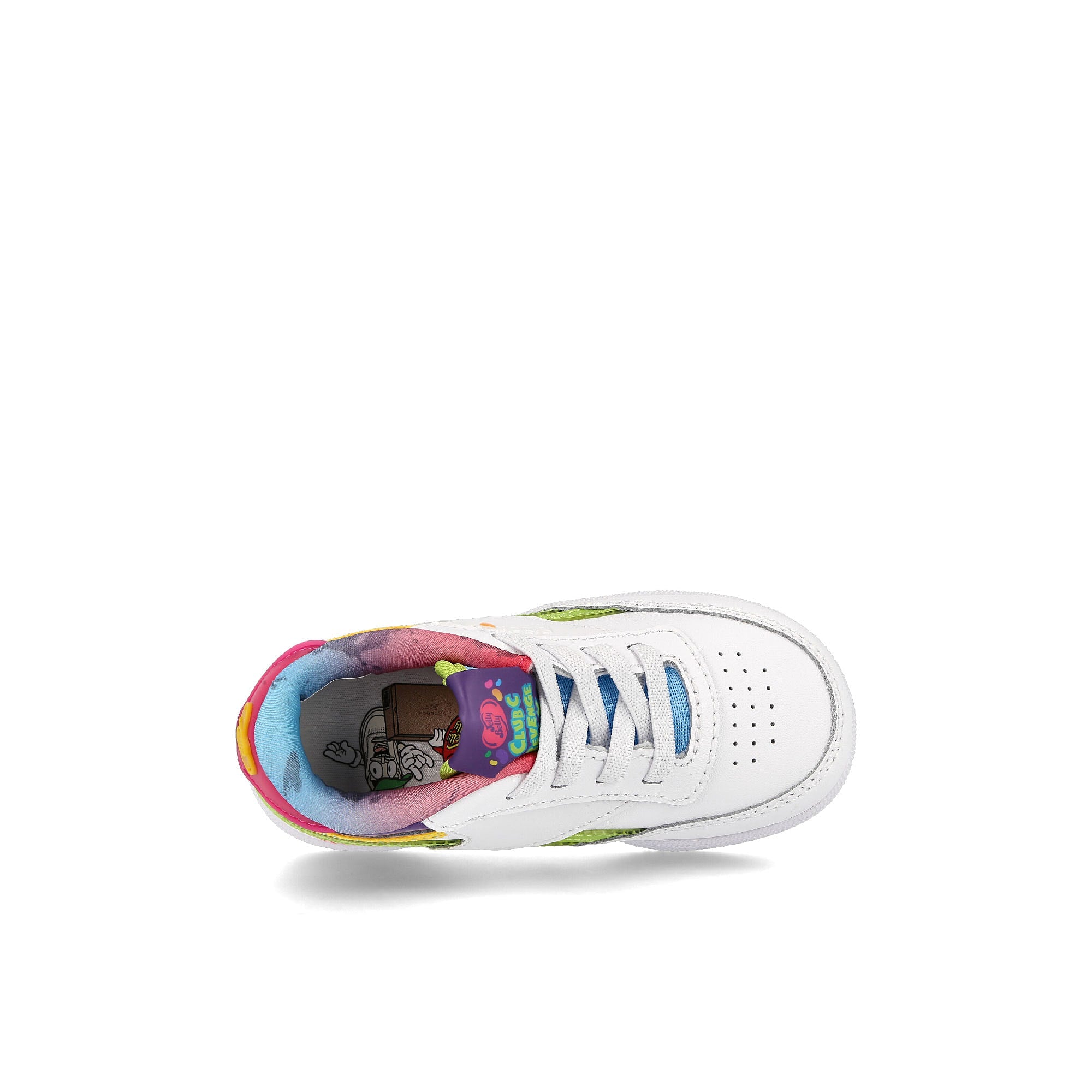 Reebok Jelly Belly x Reebok Club C Revenge Kids Footwear White-Sonic Green-Radiant Aqua Sneakers Detailfoto | Overkill