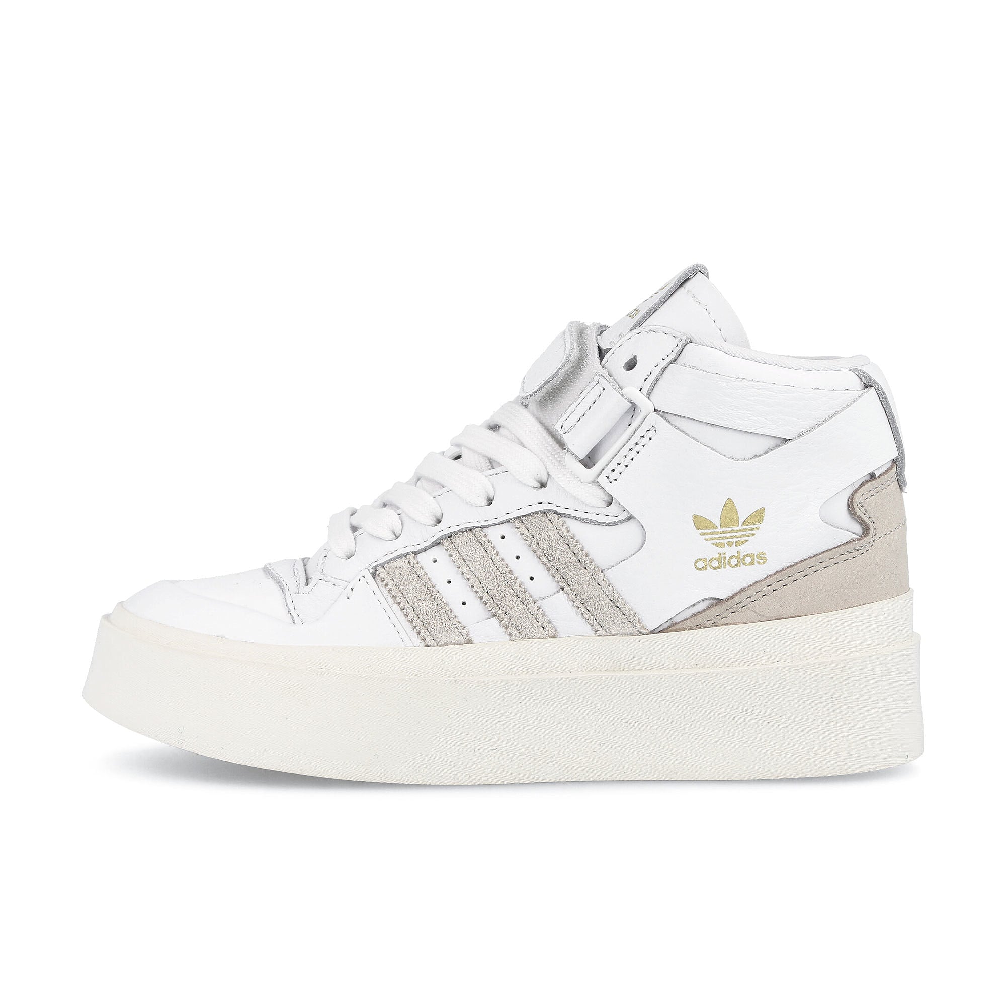 adidas wmns forum bonega mid Footwear White-Orbit Grey-Clear Brown Sneakers GZ4293 | Overkill