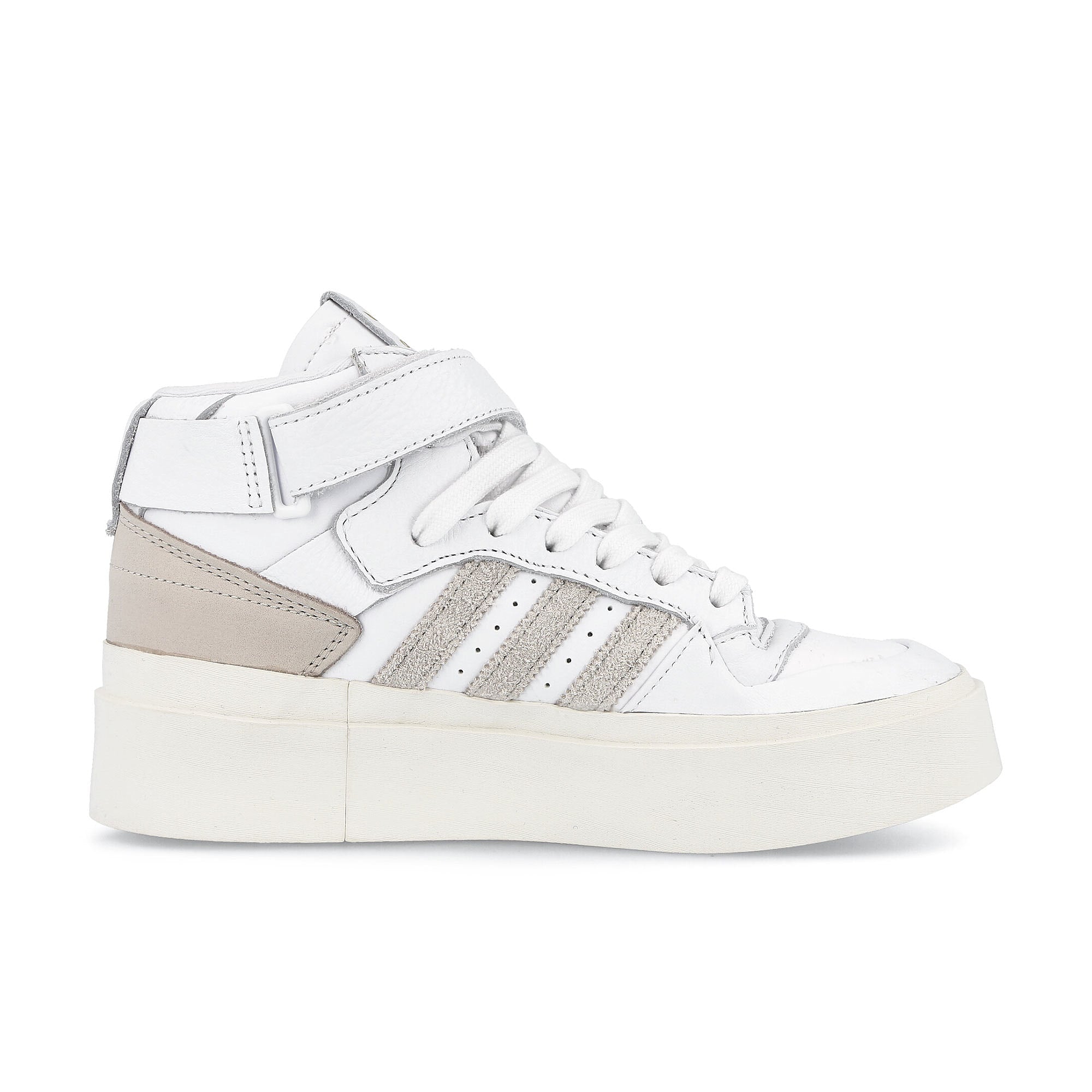 adidas wmns forum bonega mid Footwear White-Orbit Grey-Clear Brown Sneakers Silhouette | Overkill