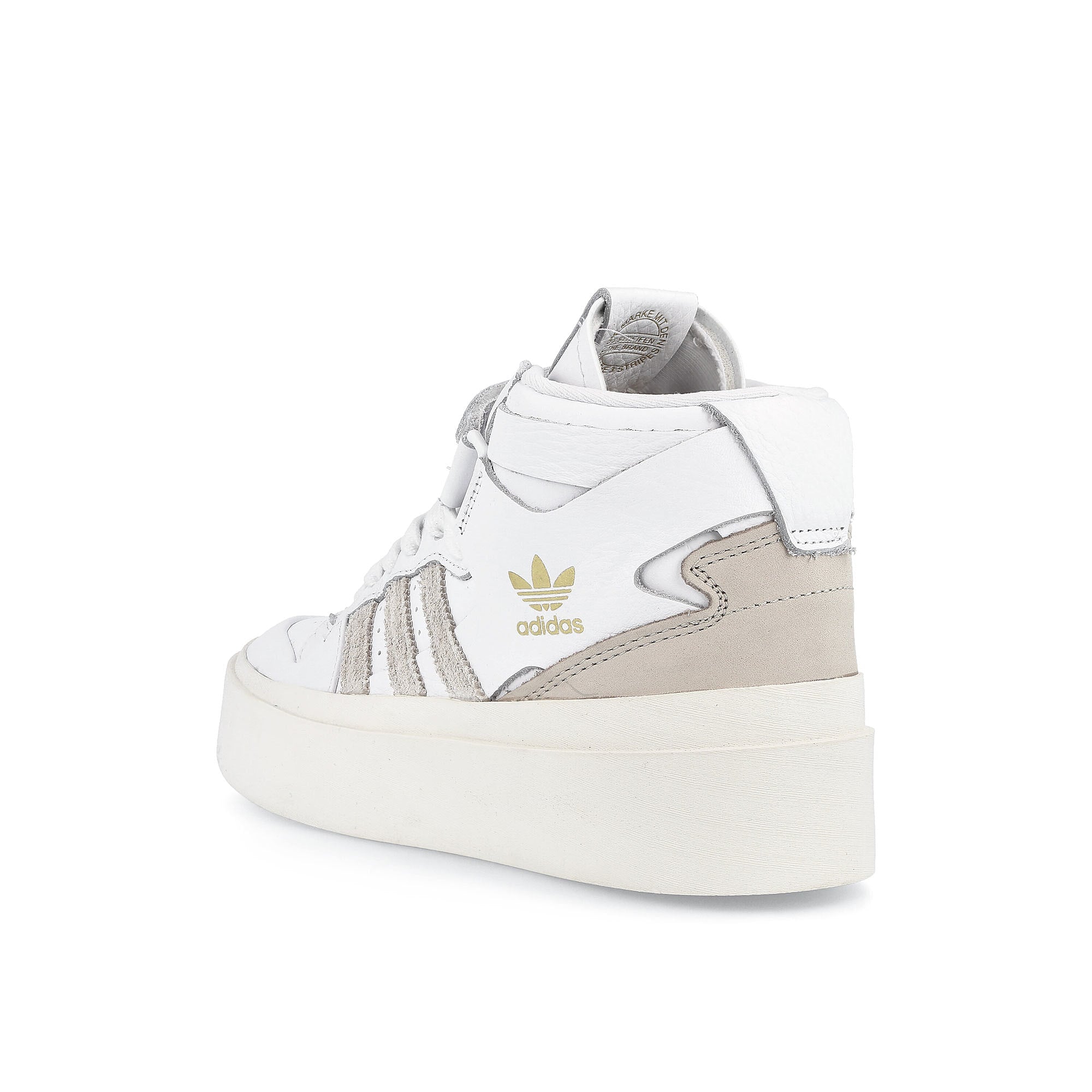adidas wmns forum bonega mid Footwear White-Orbit Grey-Clear Brown Sneakers Material | Overkill