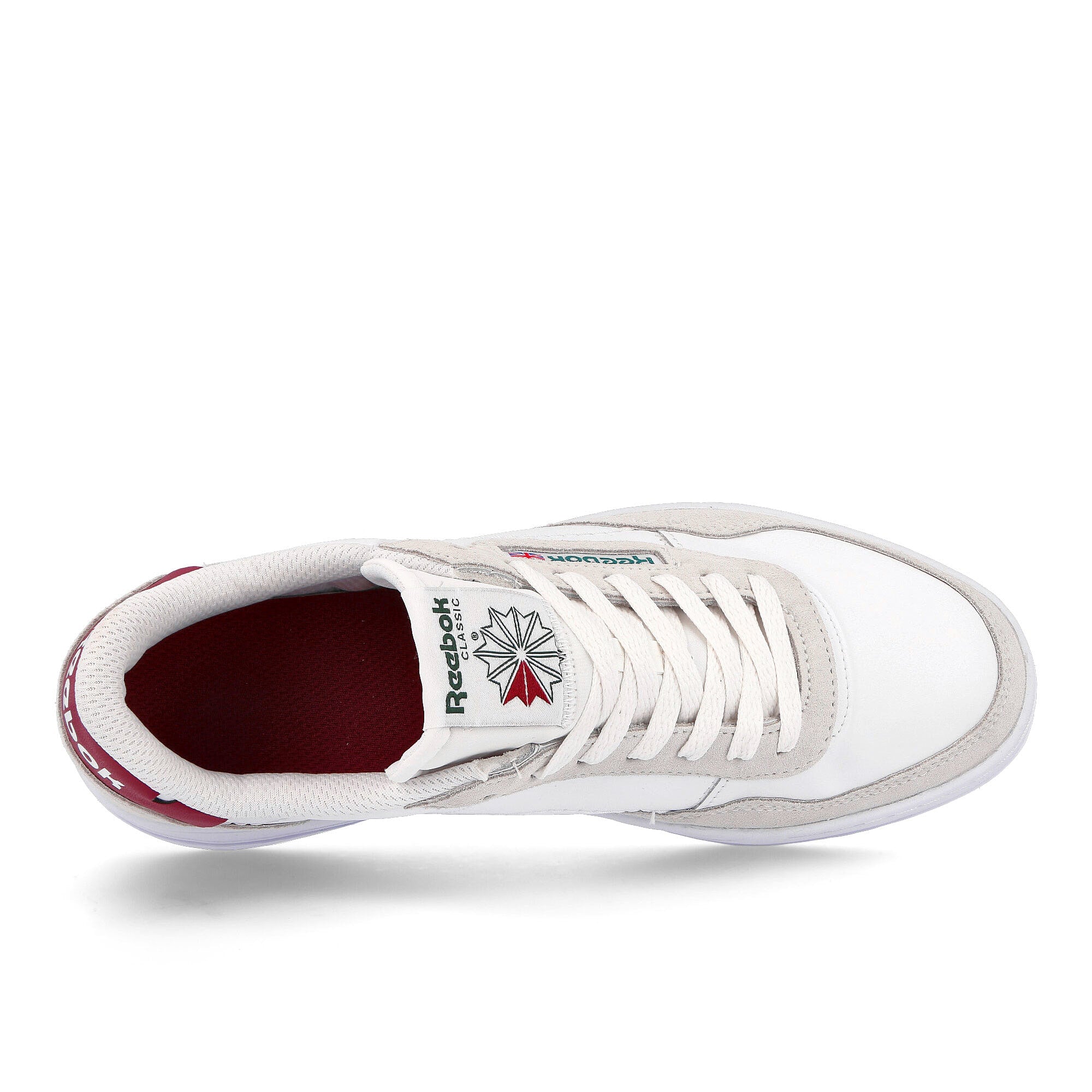 Reebok court peak Classic Burgundy / Green / Footwear White Detail view 1 | Overkill