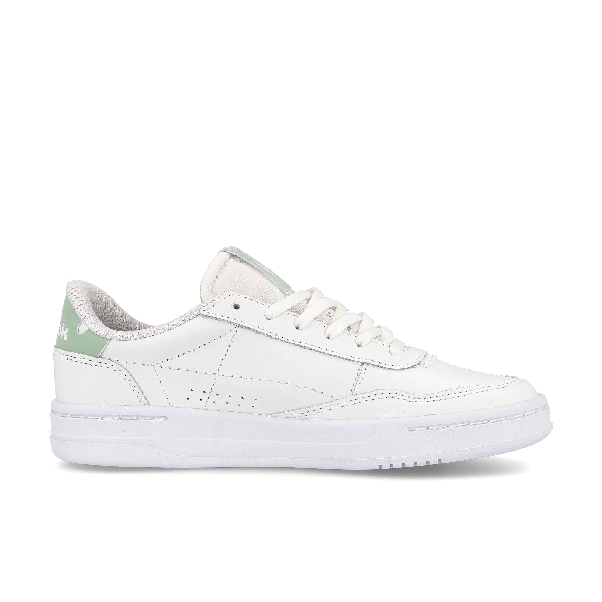 Reebok wmns court peak Footwear White / Light Sage / Light Sage Low Top Sneakers Silhouette | Overkill